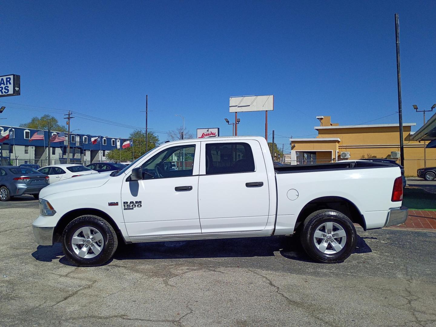 2023 White /Gray RAM 1500 Classic CLASSIC (3C6RR7KT8PG) with an 5.7L V8 OHV 16V engine, located at 1842 Wirt Road, Houston, TX, 77055, (713) 973-3903, 29.805330, -95.484787 - Photo#1