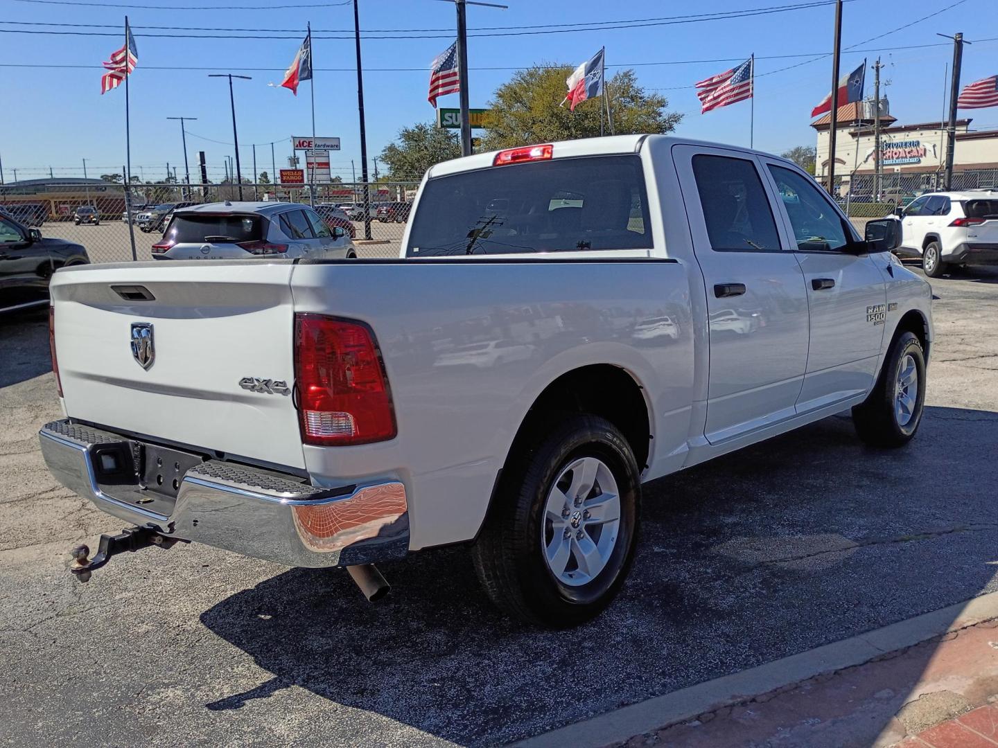 2023 White /Gray RAM 1500 Classic CLASSIC (3C6RR7KT8PG) with an 5.7L V8 OHV 16V engine, located at 1842 Wirt Road, Houston, TX, 77055, (713) 973-3903, 29.805330, -95.484787 - Photo#4