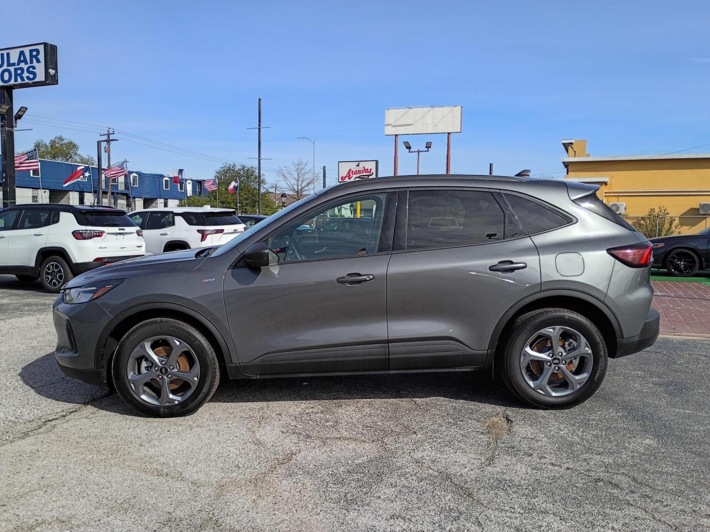 2025 Gray Ford Escape ST-Line AWD (1FMCU9MN9SU) with an 1.5L L3 engine, 8A transmission, located at 1842 Wirt Road, Houston, TX, 77055, (713) 973-3903, 29.805330, -95.484787 - Photo#1