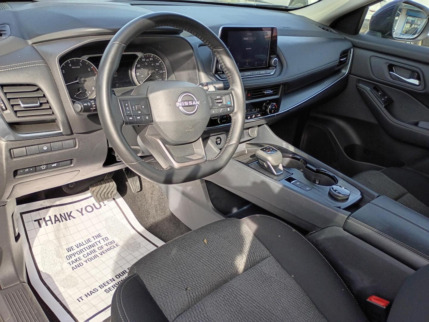 2025 BLUE /Black Nissan Rogue SV AWD (5N1BT3BB7SC) with an 2.5L L4 DOHC 16V engine, CVT transmission, located at 1842 Wirt Road, Houston, TX, 77055, (713) 973-3903, 29.805330, -95.484787 - Photo#8