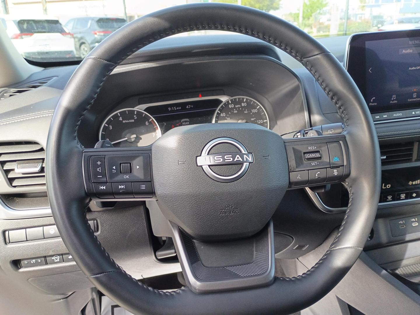 2025 BLUE /Black Nissan Rogue SV AWD (5N1BT3BB7SC) with an 2.5L L4 DOHC 16V engine, CVT transmission, located at 1842 Wirt Road, Houston, TX, 77055, (713) 973-3903, 29.805330, -95.484787 - Photo#17