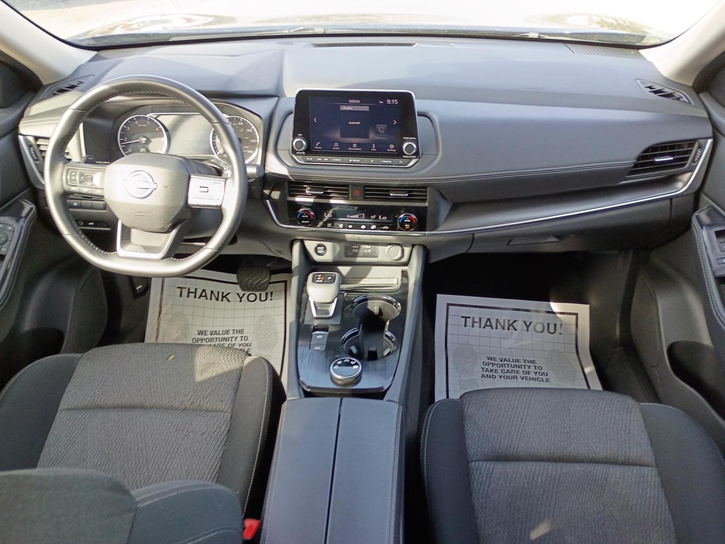 2025 BLUE /Black Nissan Rogue SV AWD (5N1BT3BB7SC) with an 2.5L L4 DOHC 16V engine, CVT transmission, located at 1842 Wirt Road, Houston, TX, 77055, (713) 973-3903, 29.805330, -95.484787 - Photo#16