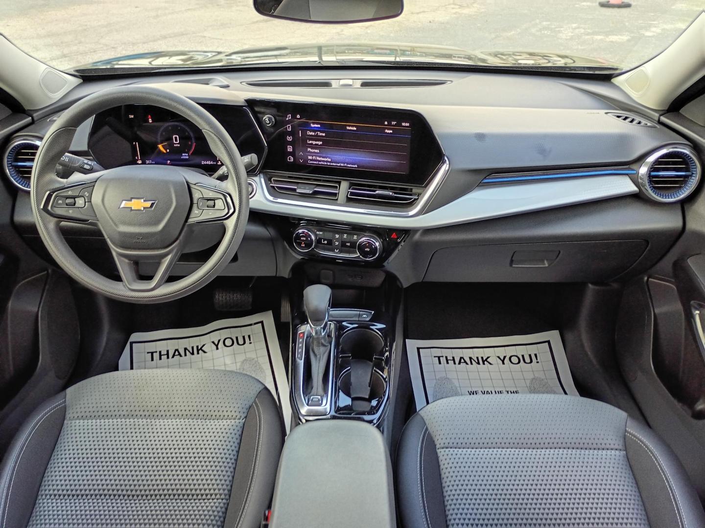 2025 Black Chevrolet Trax LT (KL77LHEP0SC) with an 1.2L L3 TURBO engine, 6A transmission, located at 1842 Wirt Road, Houston, TX, 77055, (713) 973-3903, 29.805330, -95.484787 - Photo#16