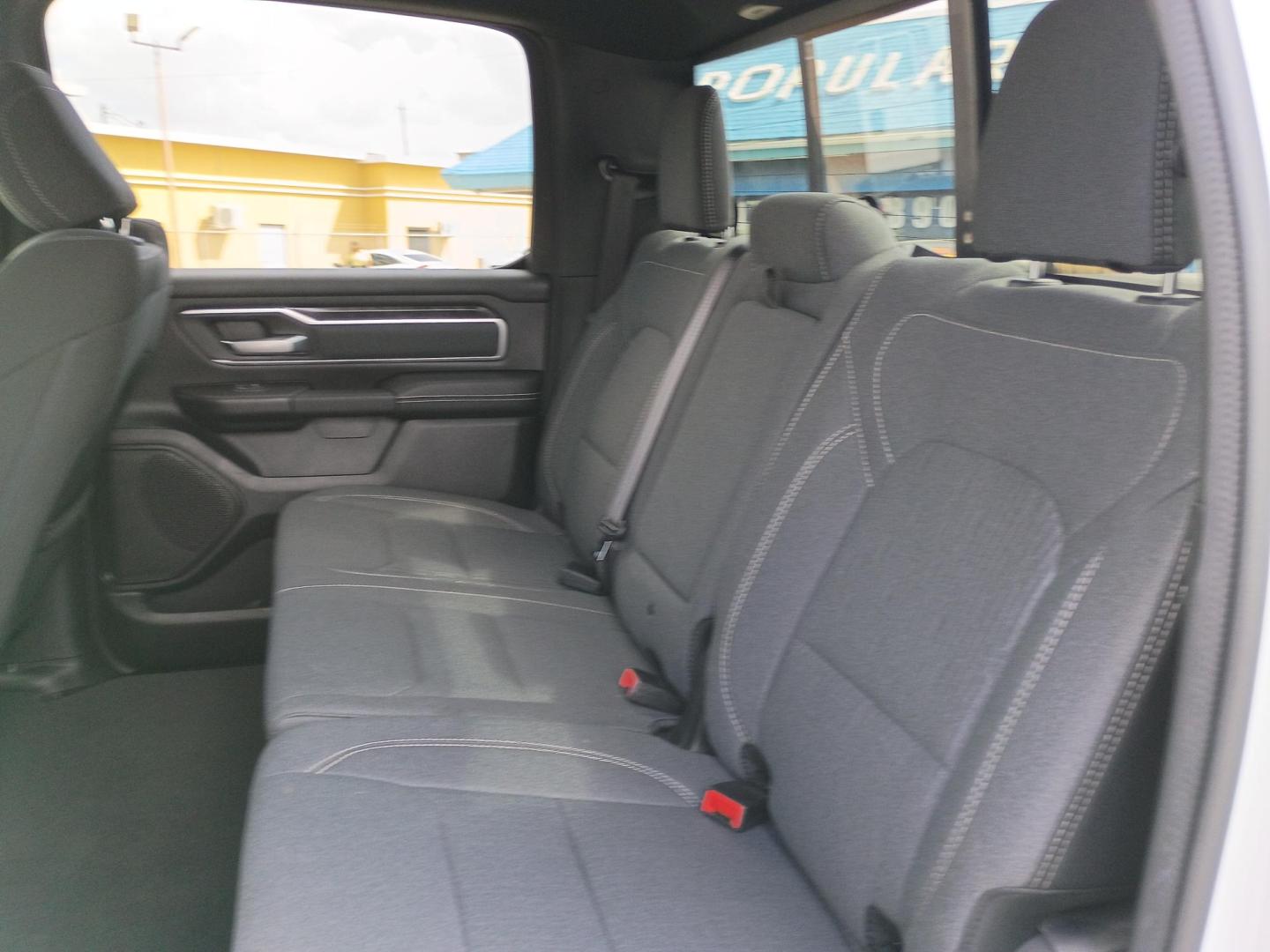 2023 White /Black RAM 1500 Big Horn Crew Cab SWB 4WD (1C6RRFFG5PN) with an 3.6L V6 DOHC 24V engine, 8A transmission, located at 1842 Wirt Road, Houston, TX, 77055, (713) 973-3903, 29.805330, -95.484787 - Photo#10