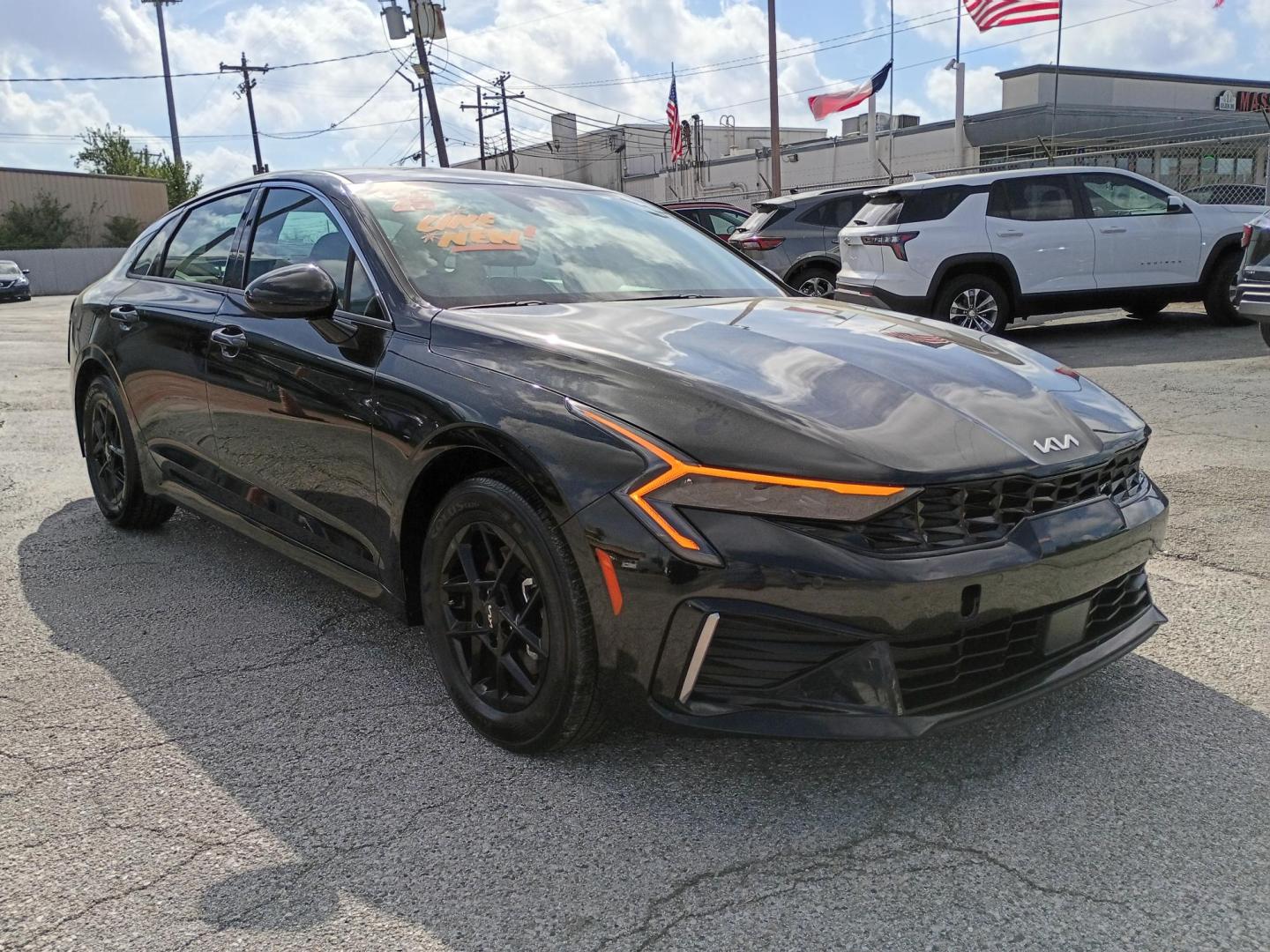 2025 Black /Black Kia K5 LXS (KNAG24J7XS5) with an 2.5L L4 DOHC 16V engine, 8A transmission, located at 1842 Wirt Road, Houston, TX, 77055, (713) 973-3903, 29.805330, -95.484787 - Photo#6