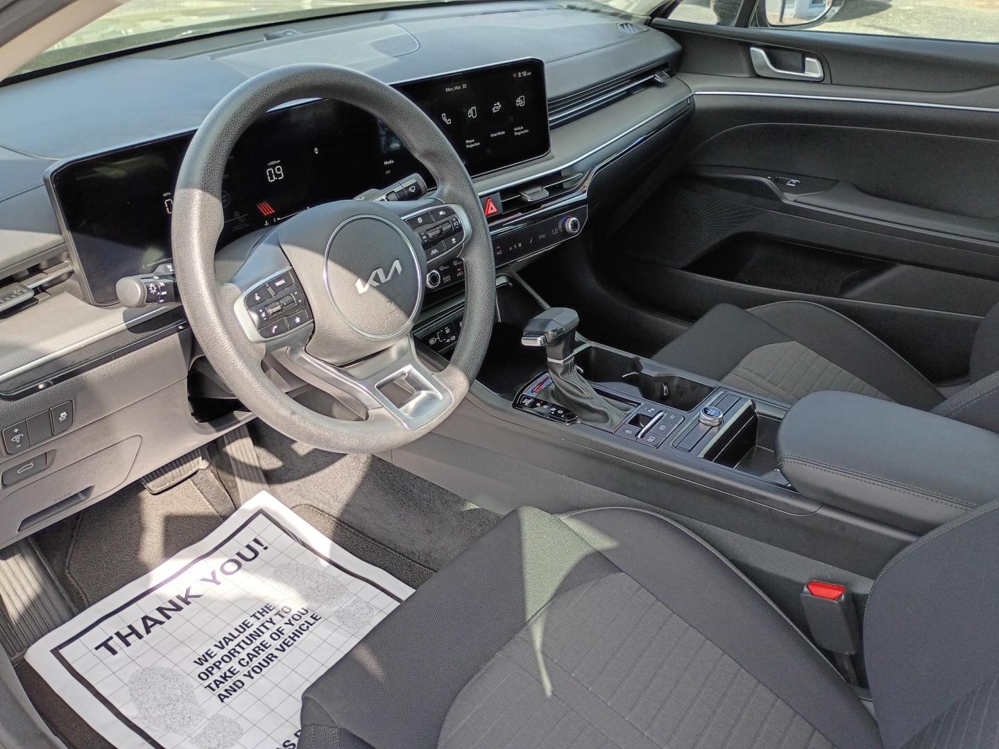 2025 Black /Black Kia K5 LXS (KNAG24J7XS5) with an 2.5L L4 DOHC 16V engine, 8A transmission, located at 1842 Wirt Road, Houston, TX, 77055, (713) 973-3903, 29.805330, -95.484787 - Photo#8