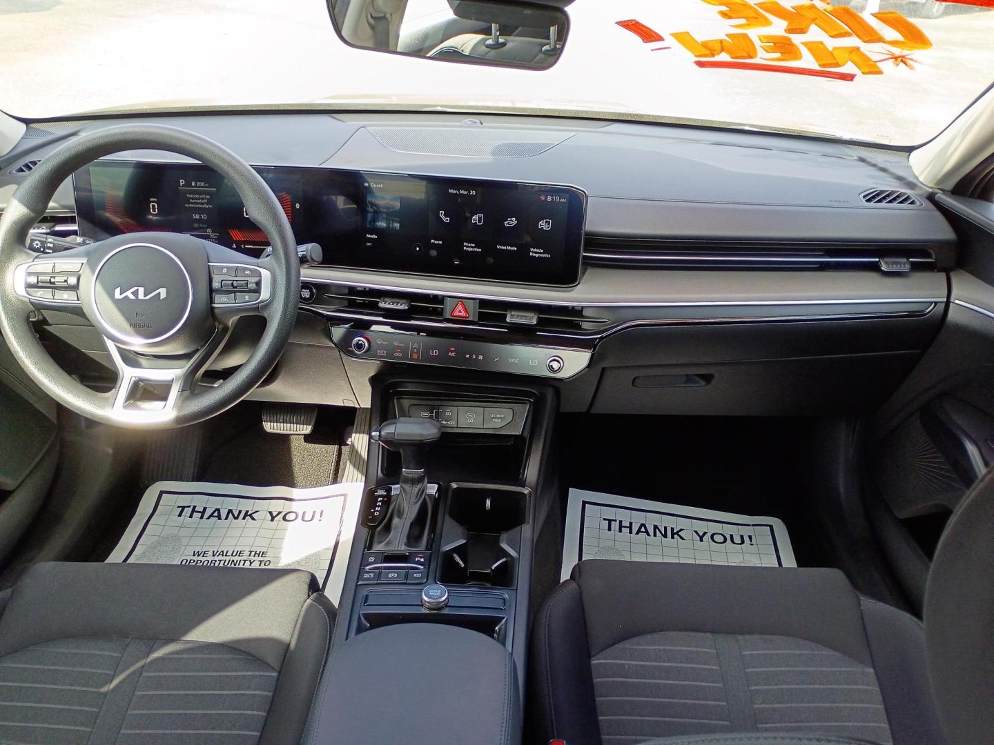 2025 Black /Black Kia K5 LXS (KNAG24J7XS5) with an 2.5L L4 DOHC 16V engine, 8A transmission, located at 1842 Wirt Road, Houston, TX, 77055, (713) 973-3903, 29.805330, -95.484787 - Photo#16