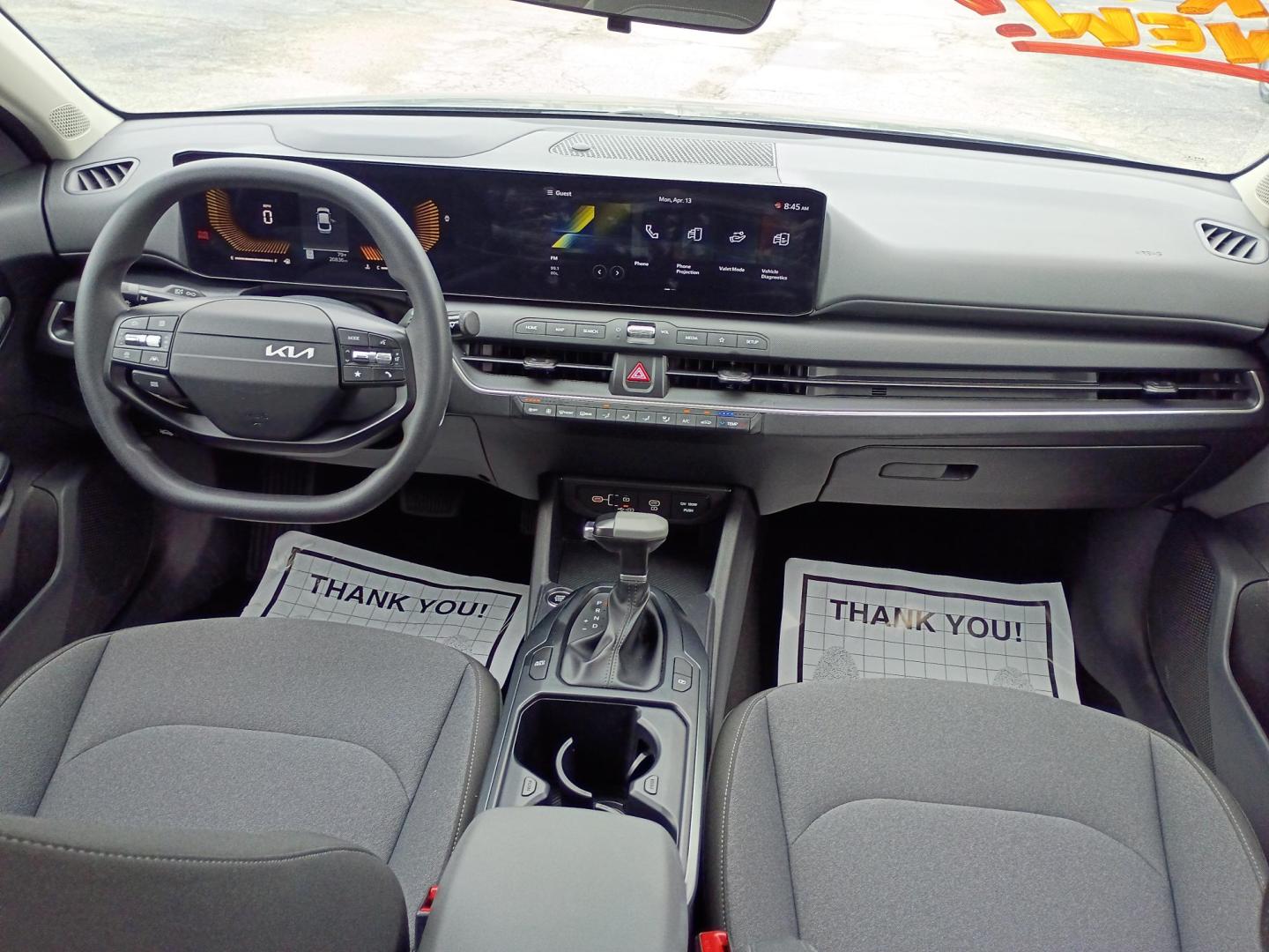 2025 Gray /Black Kia K4 LX (3KPFT4DE6SE) with an 2.0L L4 DOHC 16V engine, CVT transmission, located at 1842 Wirt Road, Houston, TX, 77055, (713) 973-3903, 29.805330, -95.484787 - Photo#16