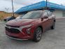 2025 MAROON /Black Chevrolet Trax LT (KL77LHEP7SC) with an 1.2L L3 TURBO engine, 6A transmission, located at 1842 Wirt Road, Houston, TX, 77055, (713) 973-3903, 29.805330, -95.484787 - Photo#0