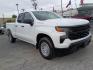 2023 White /Black Chevrolet Silverado 1500 Work Truck Double Cab 2WD (1GCRAAED7PZ) with an 5.3L V8 OHV 16V engine, 6A transmission, located at 1842 Wirt Road, Houston, TX, 77055, (713) 973-3903, 29.805330, -95.484787 - Photo#6