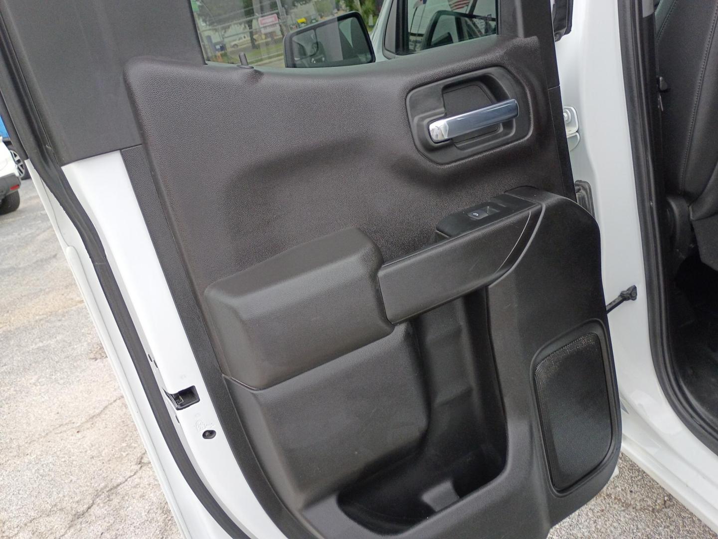 2023 White /Black Chevrolet Silverado 1500 Work Truck Double Cab 2WD (1GCRAAED7PZ) with an 5.3L V8 OHV 16V engine, 6A transmission, located at 1842 Wirt Road, Houston, TX, 77055, (713) 973-3903, 29.805330, -95.484787 - Photo#11
