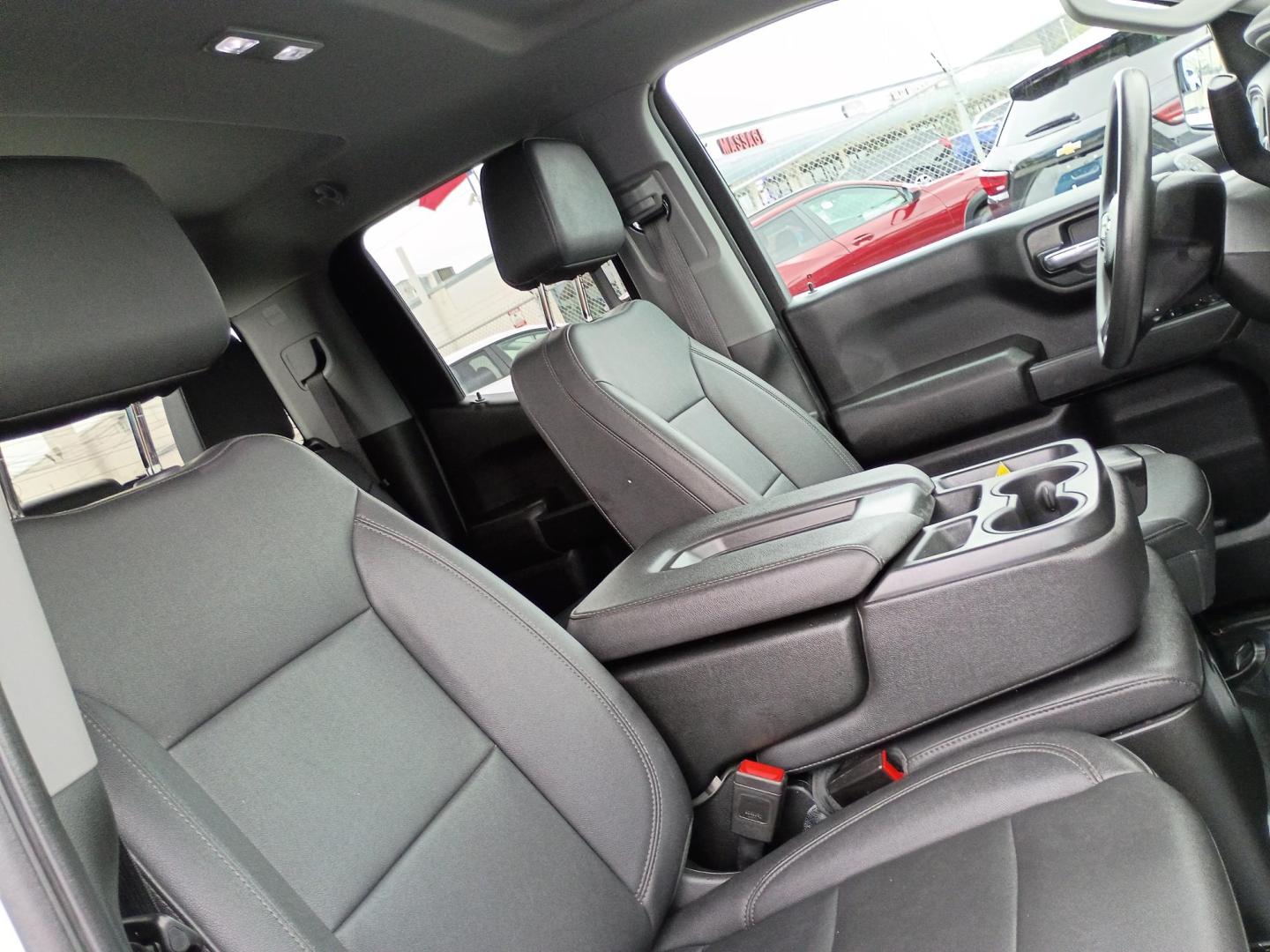 2023 White /Black Chevrolet Silverado 1500 Work Truck Double Cab 2WD (1GCRAAED7PZ) with an 5.3L V8 OHV 16V engine, 6A transmission, located at 1842 Wirt Road, Houston, TX, 77055, (713) 973-3903, 29.805330, -95.484787 - Photo#12