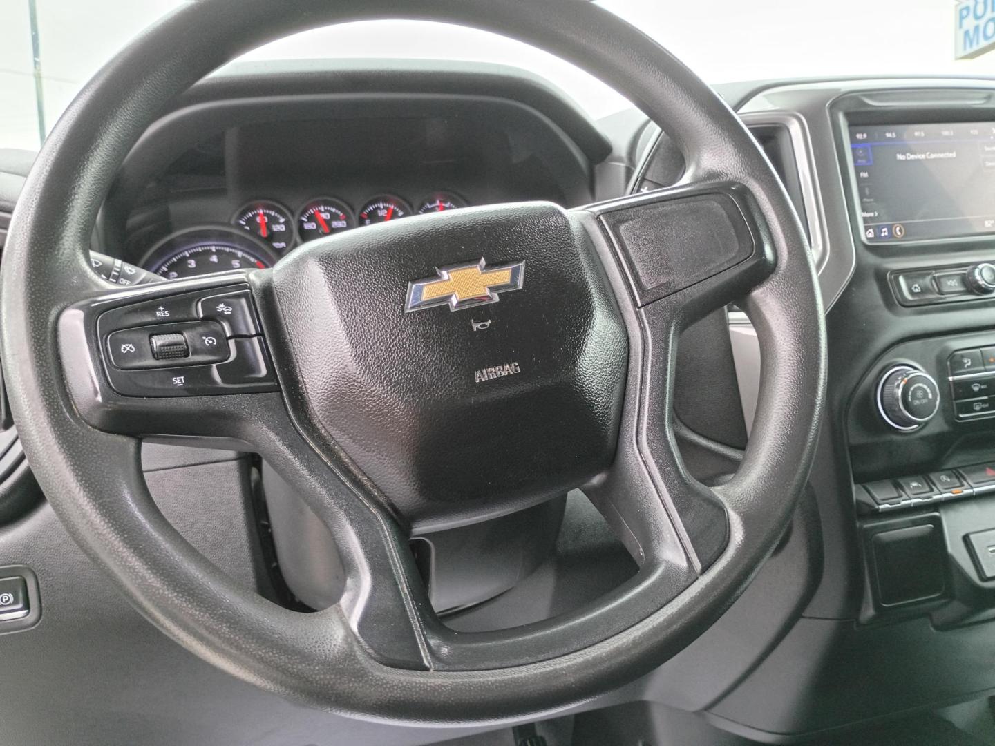 2023 White /Black Chevrolet Silverado 1500 Work Truck Double Cab 2WD (1GCRAAED7PZ) with an 5.3L V8 OHV 16V engine, 6A transmission, located at 1842 Wirt Road, Houston, TX, 77055, (713) 973-3903, 29.805330, -95.484787 - Photo#18