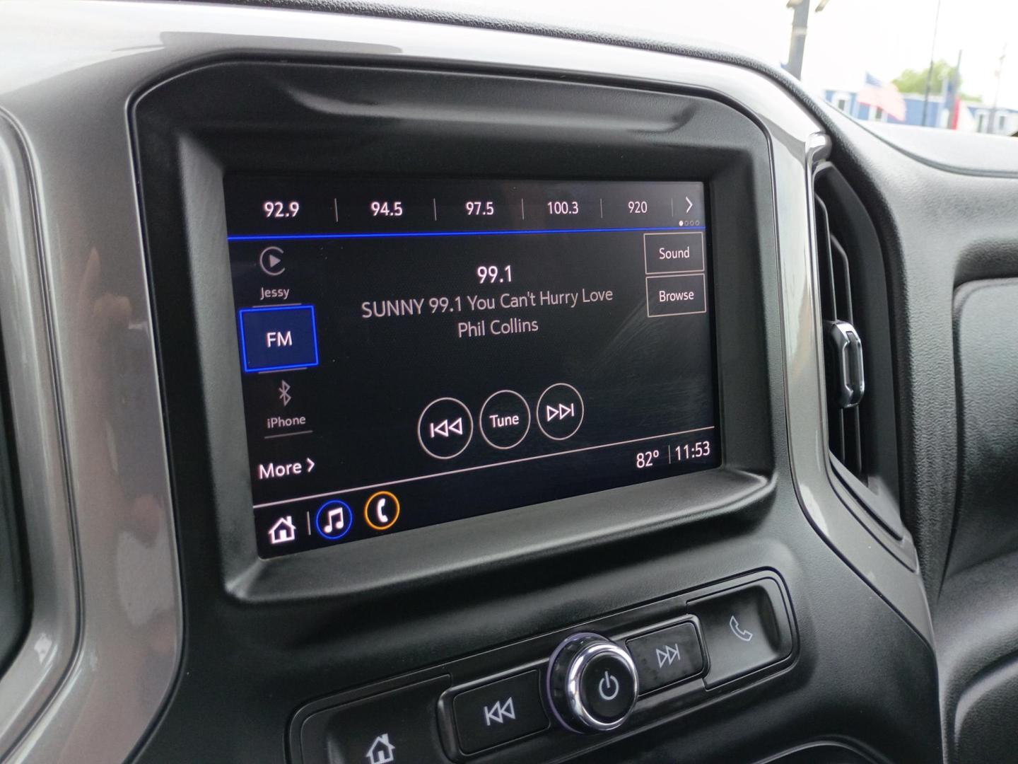 2023 White /Black Chevrolet Silverado 1500 Work Truck Double Cab 2WD (1GCRAAED7PZ) with an 5.3L V8 OHV 16V engine, 6A transmission, located at 1842 Wirt Road, Houston, TX, 77055, (713) 973-3903, 29.805330, -95.484787 - Photo#20