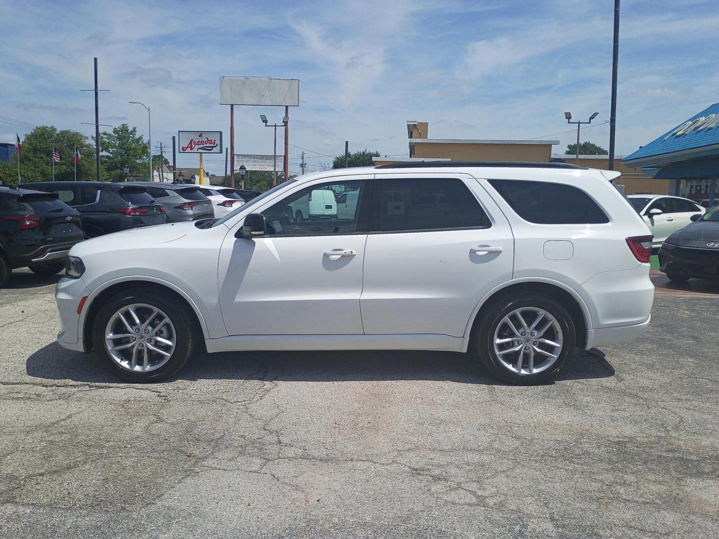 2024 Black /Black Dodge Durango GT 2WD (1C4RDHDG8RC) with an 3.6L V6 DOHC 24V engine, 8A transmission, located at 1842 Wirt Road, Houston, TX, 77055, (713) 973-3903, 29.805330, -95.484787 - Photo#1