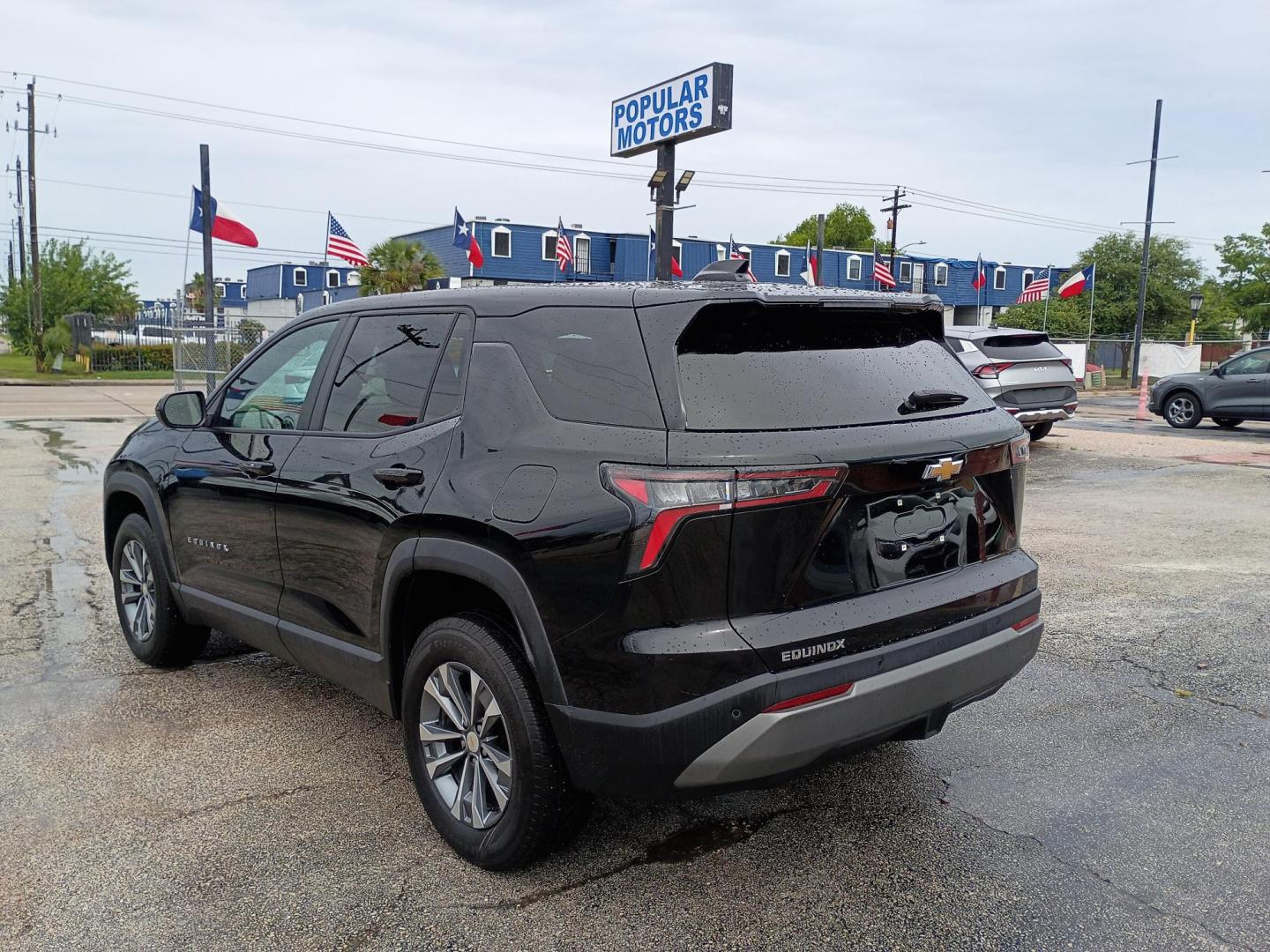 2025 Black Chevrolet Equinox LS 2WD (3GNAXHEGXSL) with an 1.5L L4 DOHC 16V TURBO engine, 6A transmission, located at 1842 Wirt Road, Houston, TX, 77055, (713) 973-3903, 29.805330, -95.484787 - Photo#2