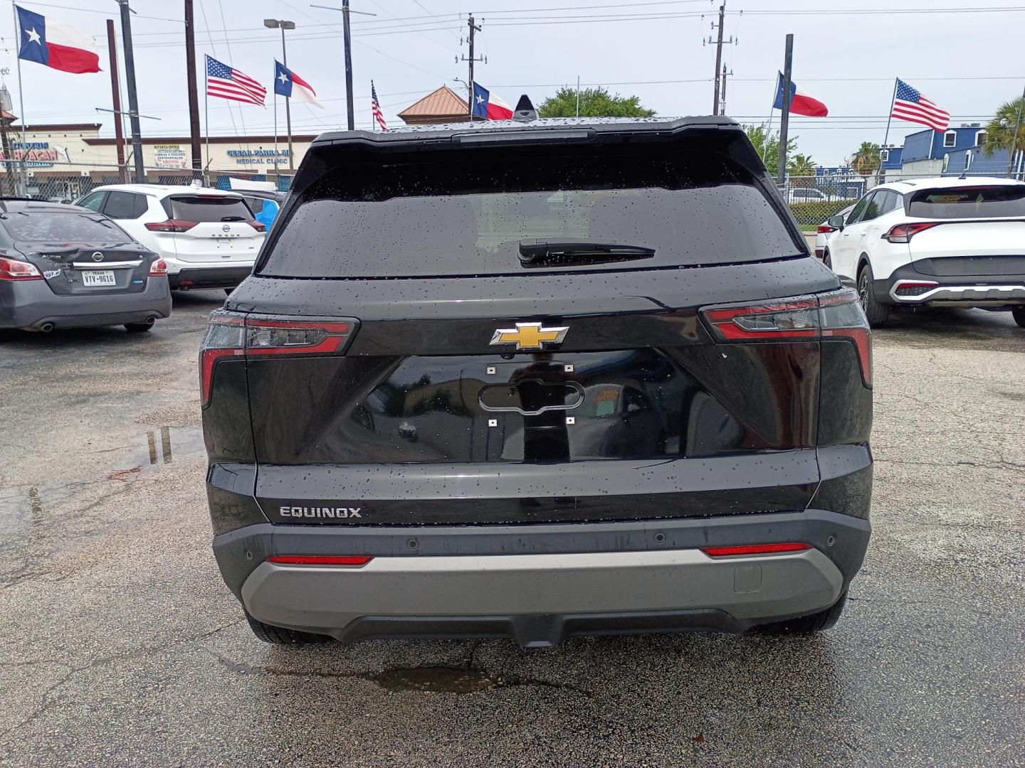 2025 Black Chevrolet Equinox LS 2WD (3GNAXHEGXSL) with an 1.5L L4 DOHC 16V TURBO engine, 6A transmission, located at 1842 Wirt Road, Houston, TX, 77055, (713) 973-3903, 29.805330, -95.484787 - Photo#3