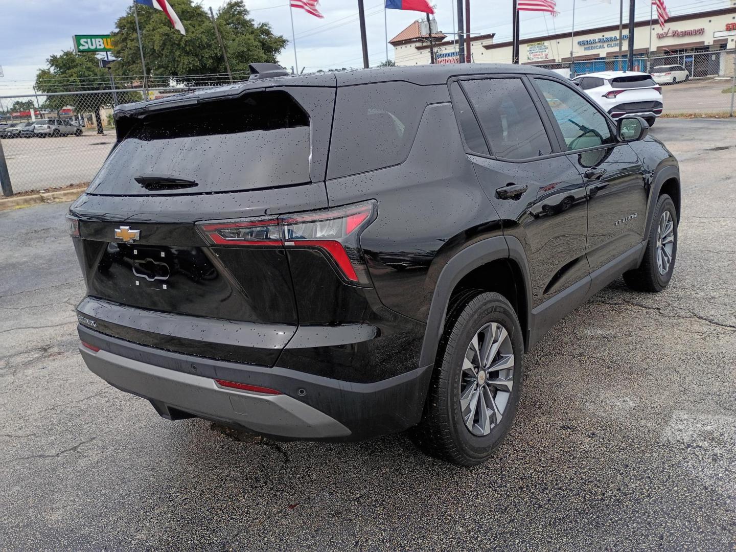 2025 Black Chevrolet Equinox LS 2WD (3GNAXHEGXSL) with an 1.5L L4 DOHC 16V TURBO engine, 6A transmission, located at 1842 Wirt Road, Houston, TX, 77055, (713) 973-3903, 29.805330, -95.484787 - Photo#4