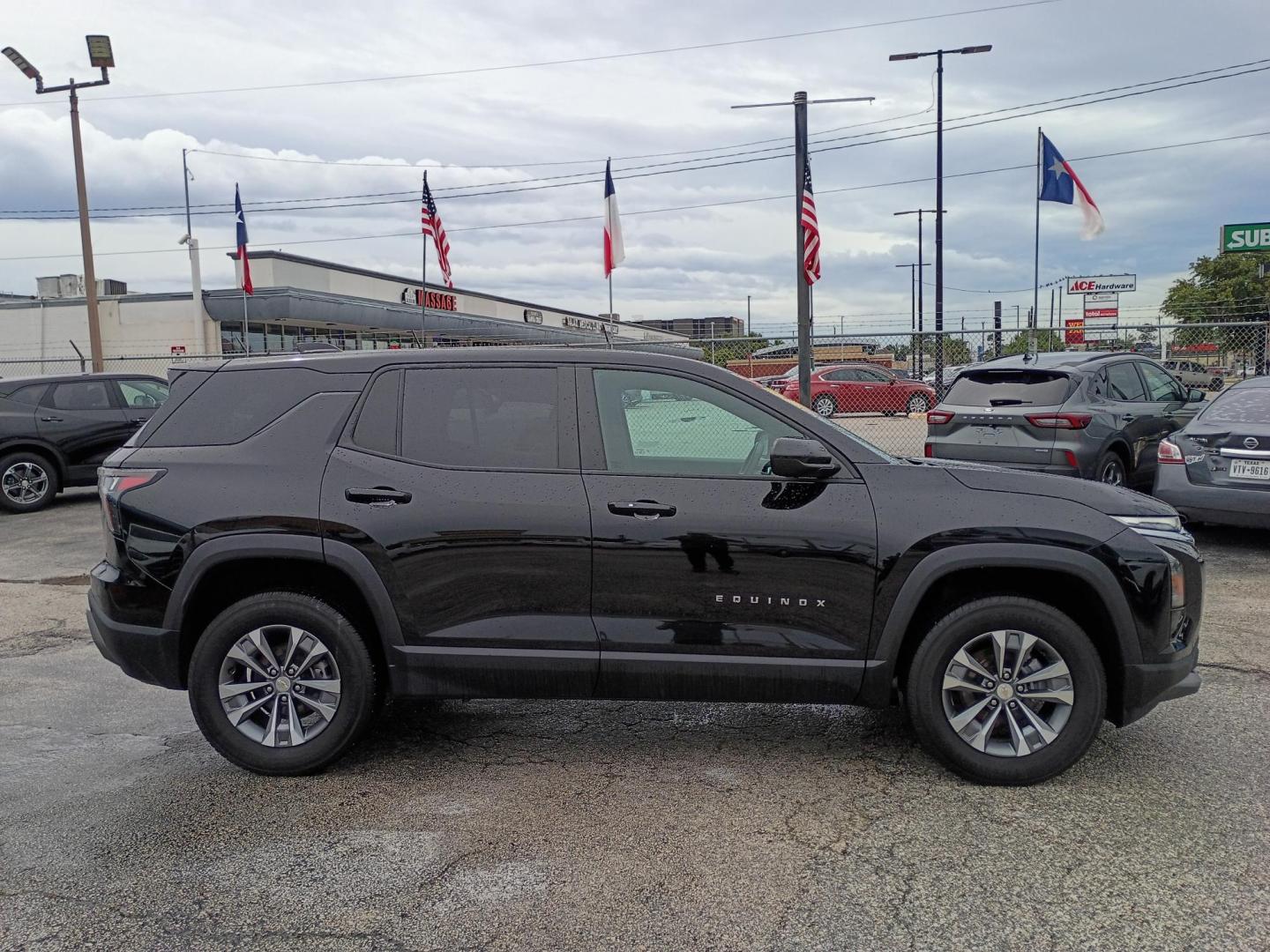 2025 Black Chevrolet Equinox LS 2WD (3GNAXHEGXSL) with an 1.5L L4 DOHC 16V TURBO engine, 6A transmission, located at 1842 Wirt Road, Houston, TX, 77055, (713) 973-3903, 29.805330, -95.484787 - Photo#5