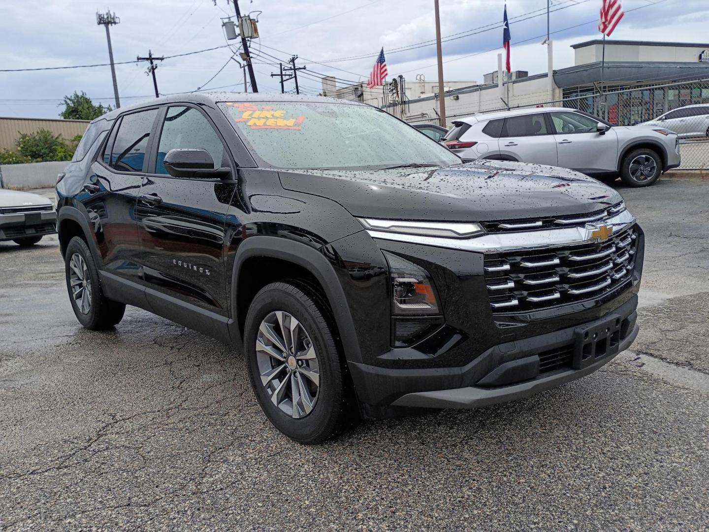 2025 Black Chevrolet Equinox LS 2WD (3GNAXHEGXSL) with an 1.5L L4 DOHC 16V TURBO engine, 6A transmission, located at 1842 Wirt Road, Houston, TX, 77055, (713) 973-3903, 29.805330, -95.484787 - Photo#6