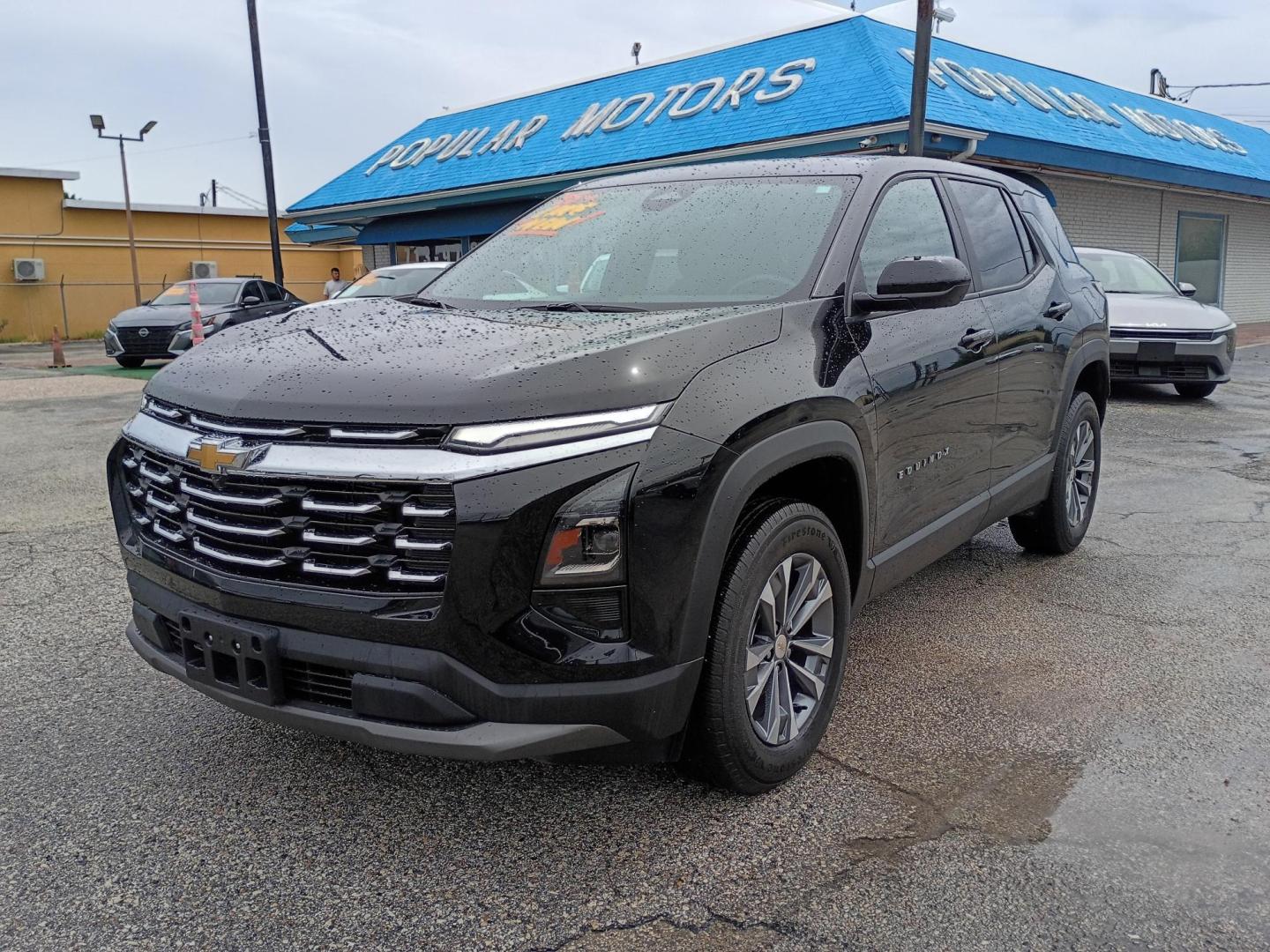 2025 Black Chevrolet Equinox LS 2WD (3GNAXHEGXSL) with an 1.5L L4 DOHC 16V TURBO engine, 6A transmission, located at 1842 Wirt Road, Houston, TX, 77055, (713) 973-3903, 29.805330, -95.484787 - Photo#8