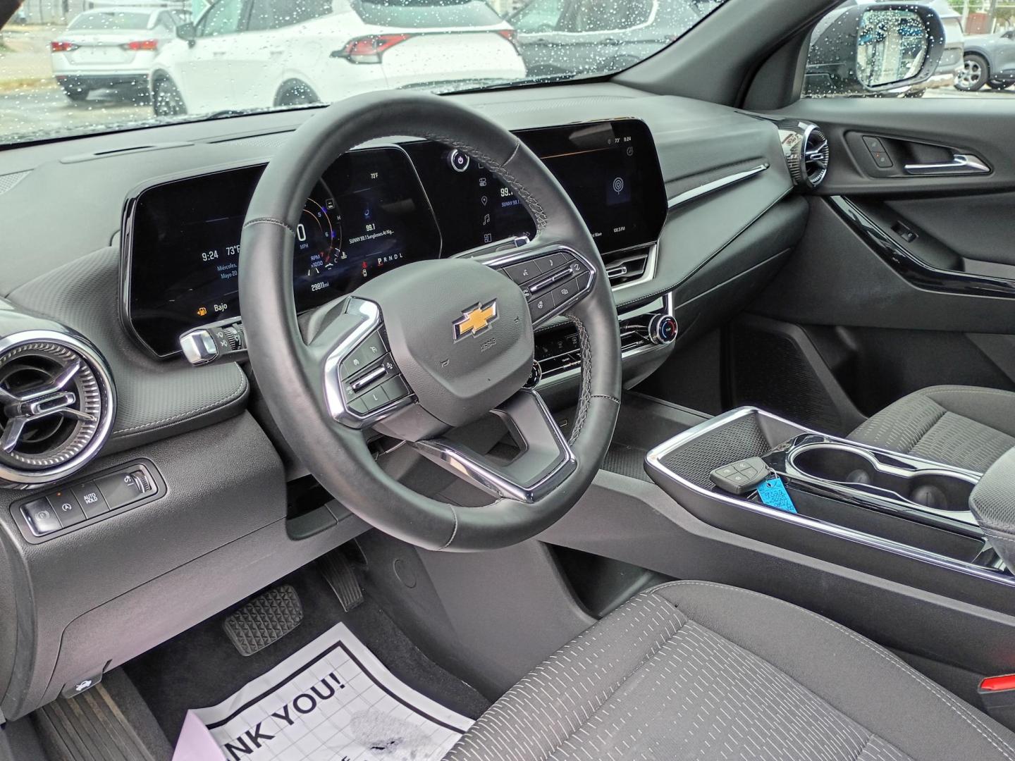 2025 Black Chevrolet Equinox LS 2WD (3GNAXHEGXSL) with an 1.5L L4 DOHC 16V TURBO engine, 6A transmission, located at 1842 Wirt Road, Houston, TX, 77055, (713) 973-3903, 29.805330, -95.484787 - Photo#9