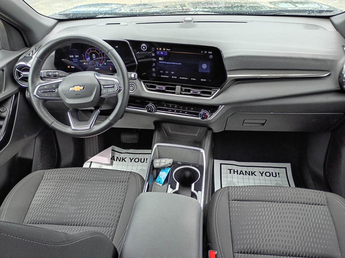 2025 Black Chevrolet Equinox LS 2WD (3GNAXHEGXSL) with an 1.5L L4 DOHC 16V TURBO engine, 6A transmission, located at 1842 Wirt Road, Houston, TX, 77055, (713) 973-3903, 29.805330, -95.484787 - Photo#18