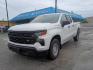 2023 White Chevrolet Silverado 1500 Work Truck Double Cab 2WD (1GCRAAED9PZ) with an 5.3L V8 OHV 16V engine, 6A transmission, located at 1842 Wirt Road, Houston, TX, 77055, (713) 973-3903, 29.805330, -95.484787 - Photo#0