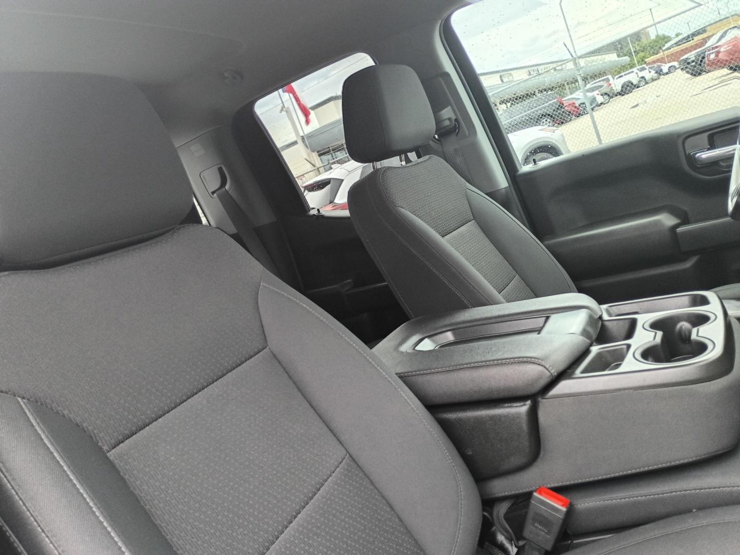 2023 White Chevrolet Silverado 1500 Work Truck Double Cab 2WD (1GCRAAED9PZ) with an 5.3L V8 OHV 16V engine, 6A transmission, located at 1842 Wirt Road, Houston, TX, 77055, (713) 973-3903, 29.805330, -95.484787 - Photo#12