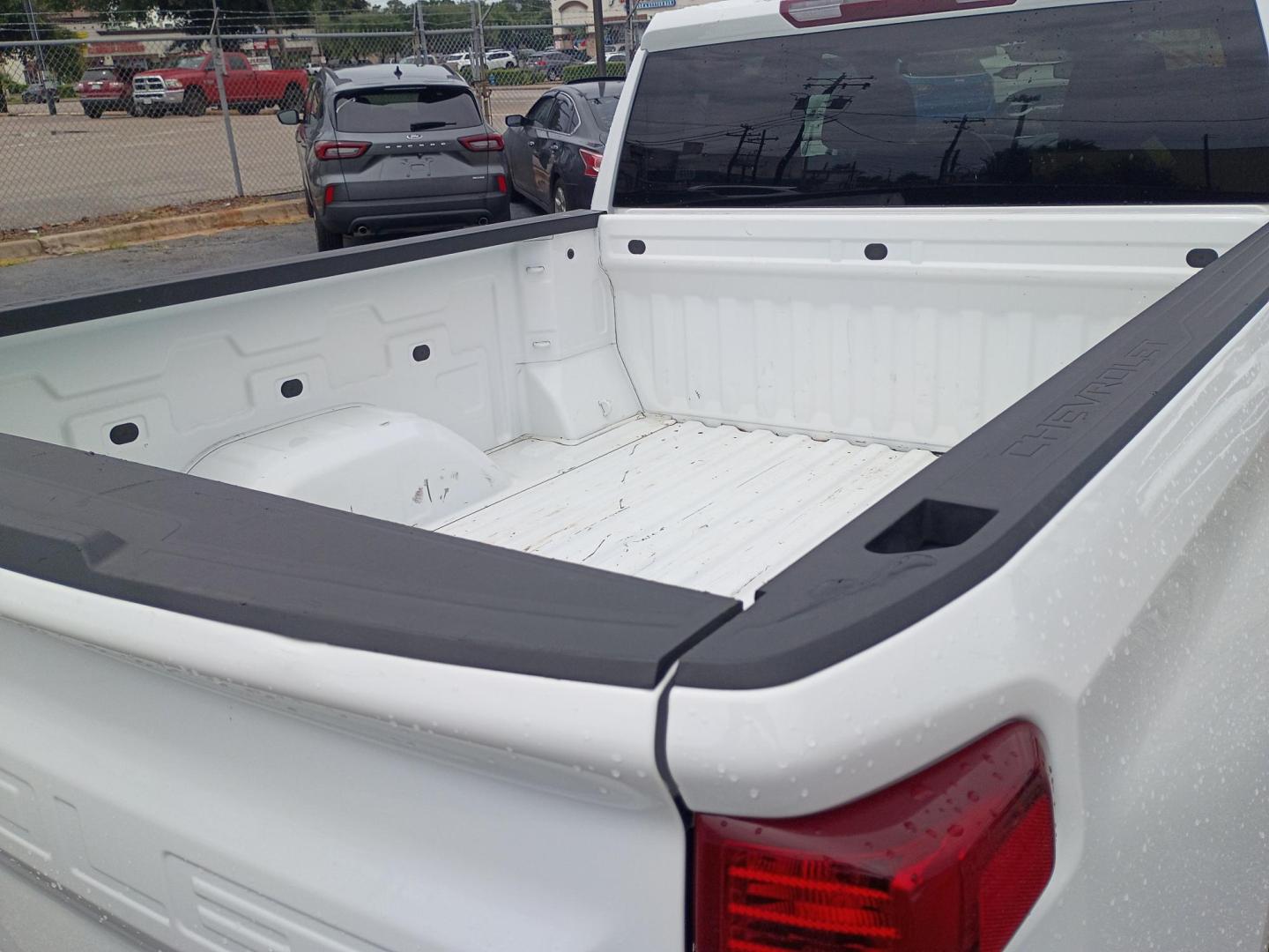 2023 White Chevrolet Silverado 1500 Work Truck Double Cab 2WD (1GCRAAED9PZ) with an 5.3L V8 OHV 16V engine, 6A transmission, located at 1842 Wirt Road, Houston, TX, 77055, (713) 973-3903, 29.805330, -95.484787 - Photo#18