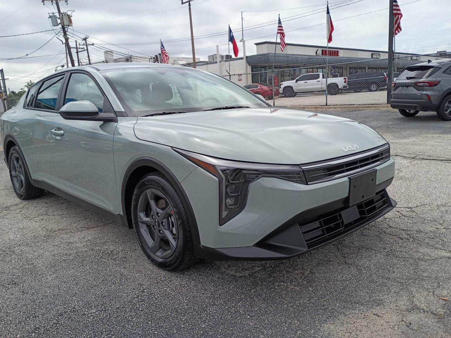 2026 Gray Kia K4 LX (3KPFT4DE8TE) with an 2.0L L4 DOHC 16V engine, CVT transmission, located at 1842 Wirt Road, Houston, TX, 77055, (713) 973-3903, 29.805330, -95.484787 - Photo#6