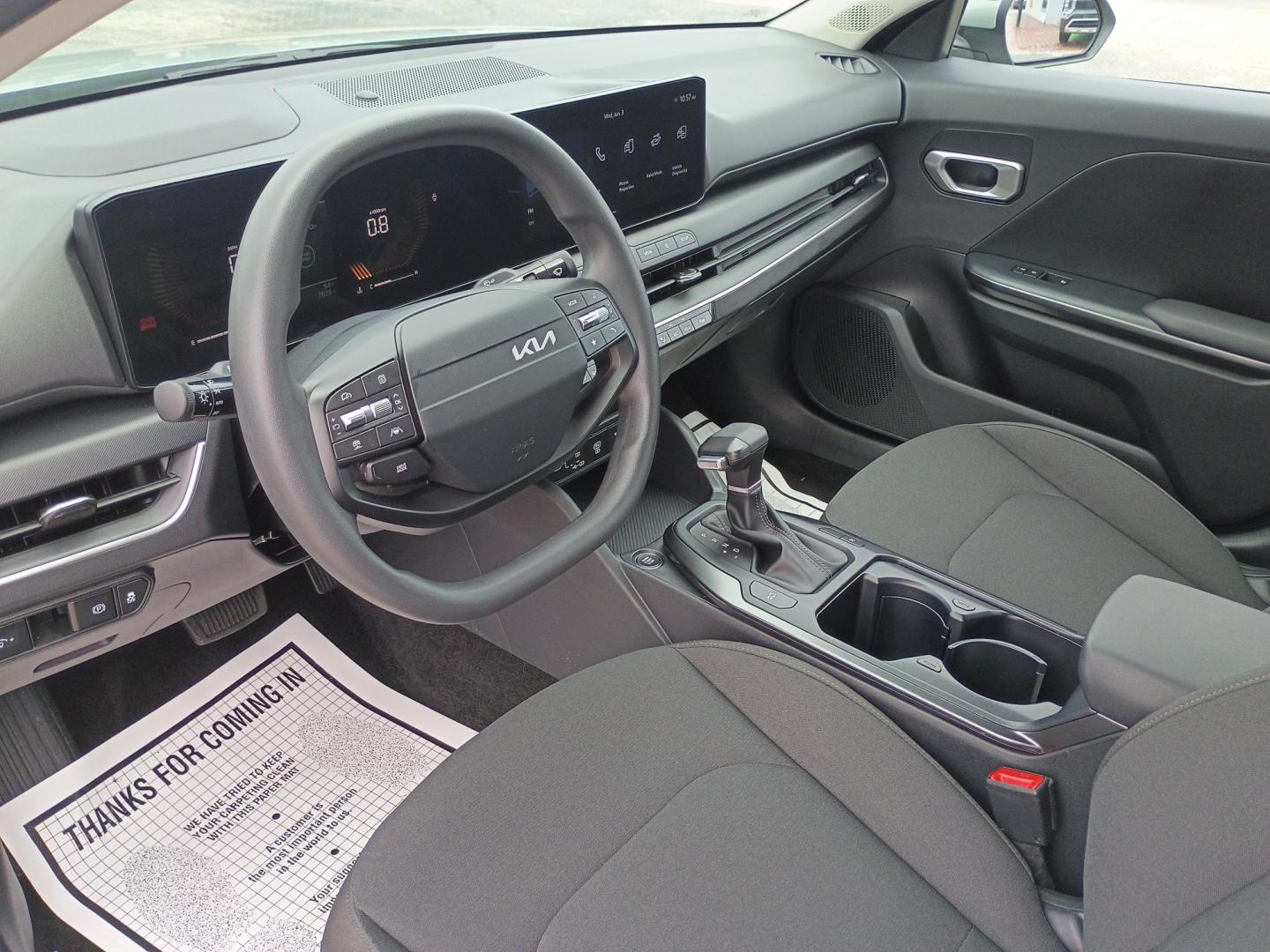 2026 Gray Kia K4 LX (3KPFT4DE8TE) with an 2.0L L4 DOHC 16V engine, CVT transmission, located at 1842 Wirt Road, Houston, TX, 77055, (713) 973-3903, 29.805330, -95.484787 - Photo#8