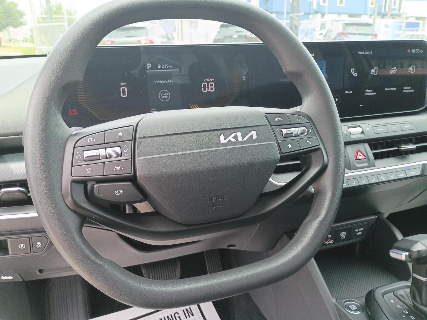 2026 Gray Kia K4 LX (3KPFT4DE8TE) with an 2.0L L4 DOHC 16V engine, CVT transmission, located at 1842 Wirt Road, Houston, TX, 77055, (713) 973-3903, 29.805330, -95.484787 - Photo#18