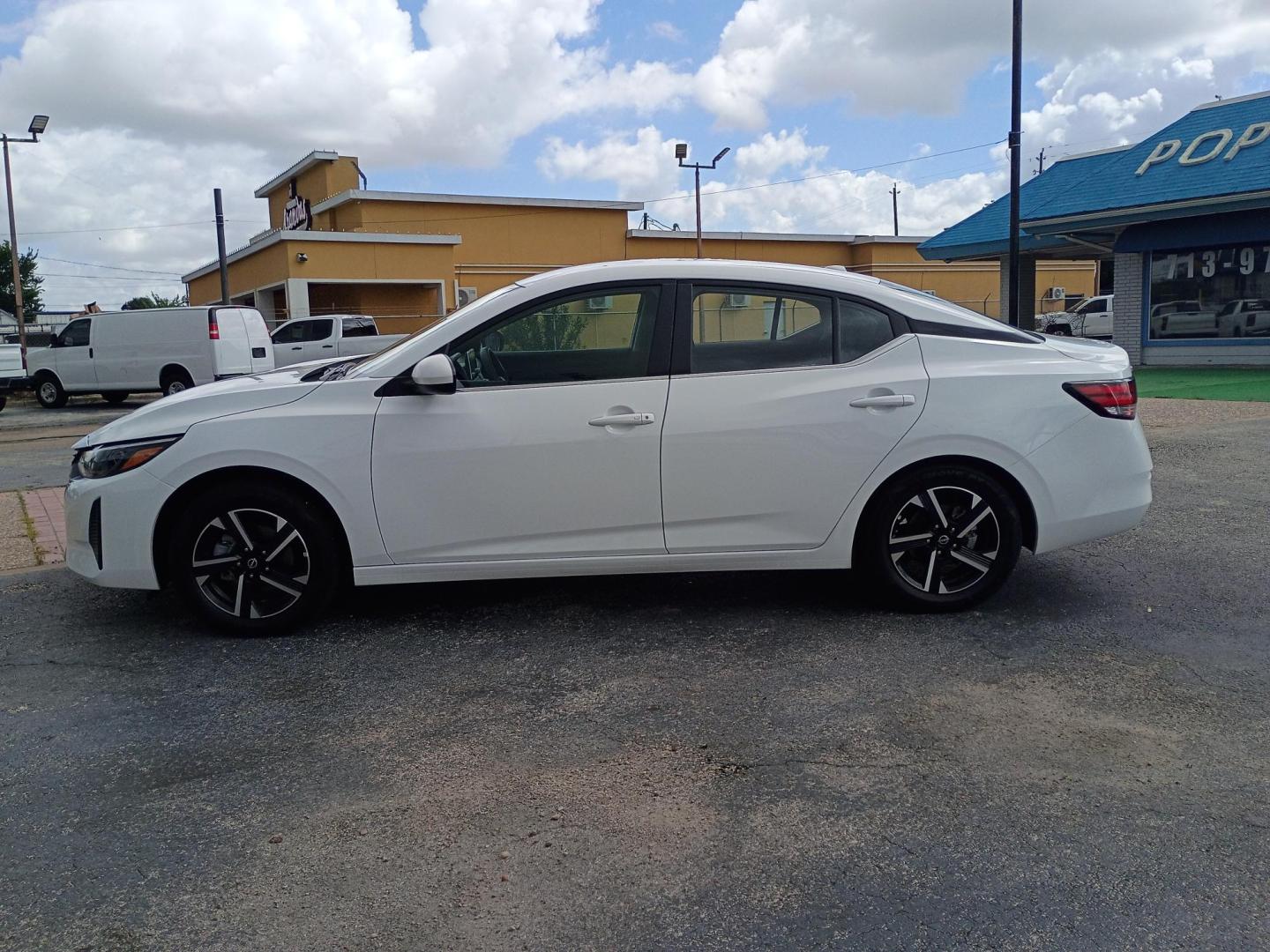 2025 Nissan Sentra SV (3N1AB8CV2SY) with an 1.8L L4 SFI DOHC 16V engine, CVT transmission, located at 1842 Wirt Road, Houston, TX, 77055, (713) 973-3903, 29.805330, -95.484787 - Photo#1