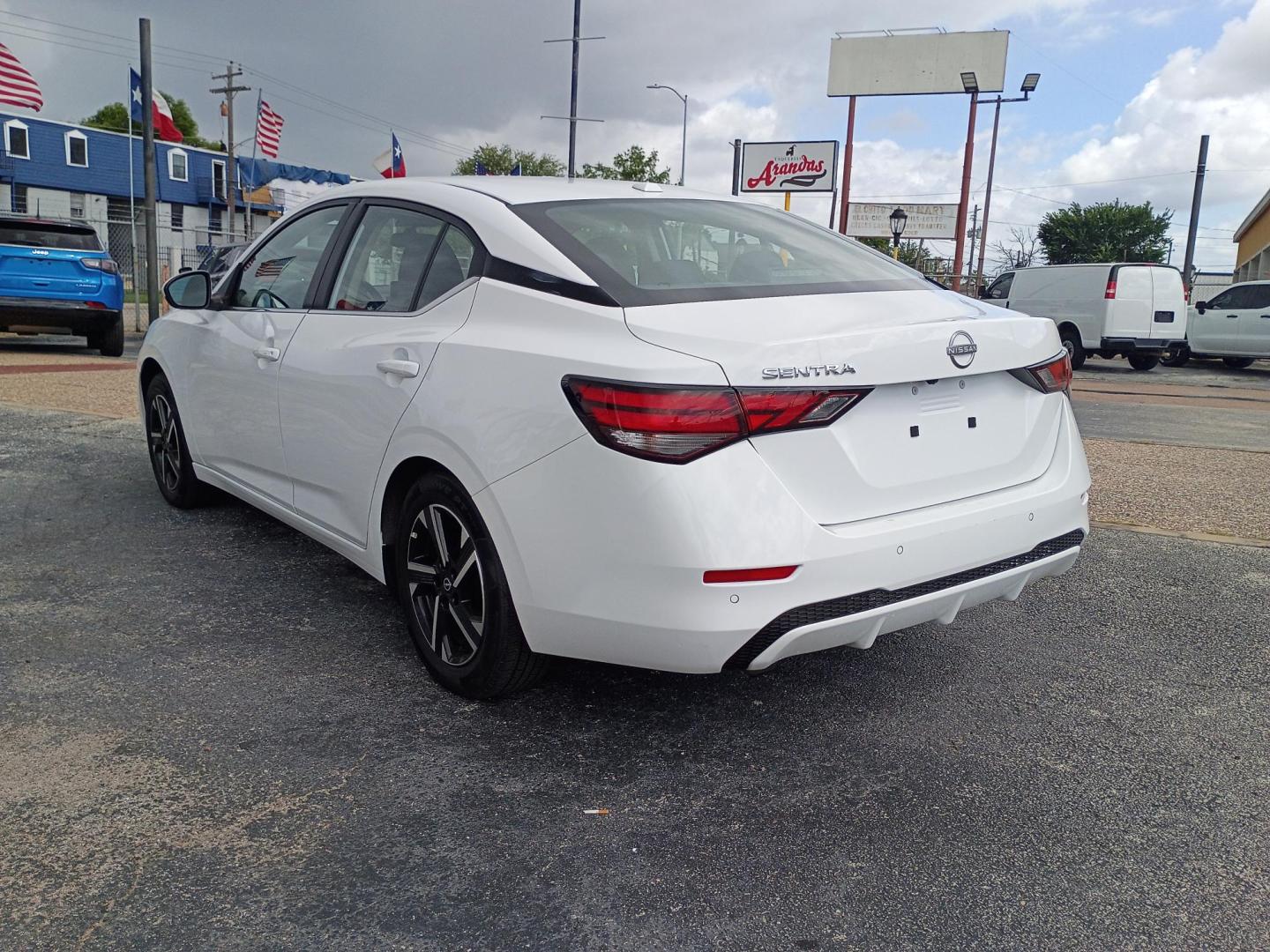 2025 Nissan Sentra SV (3N1AB8CV2SY) with an 1.8L L4 SFI DOHC 16V engine, CVT transmission, located at 1842 Wirt Road, Houston, TX, 77055, (713) 973-3903, 29.805330, -95.484787 - Photo#2