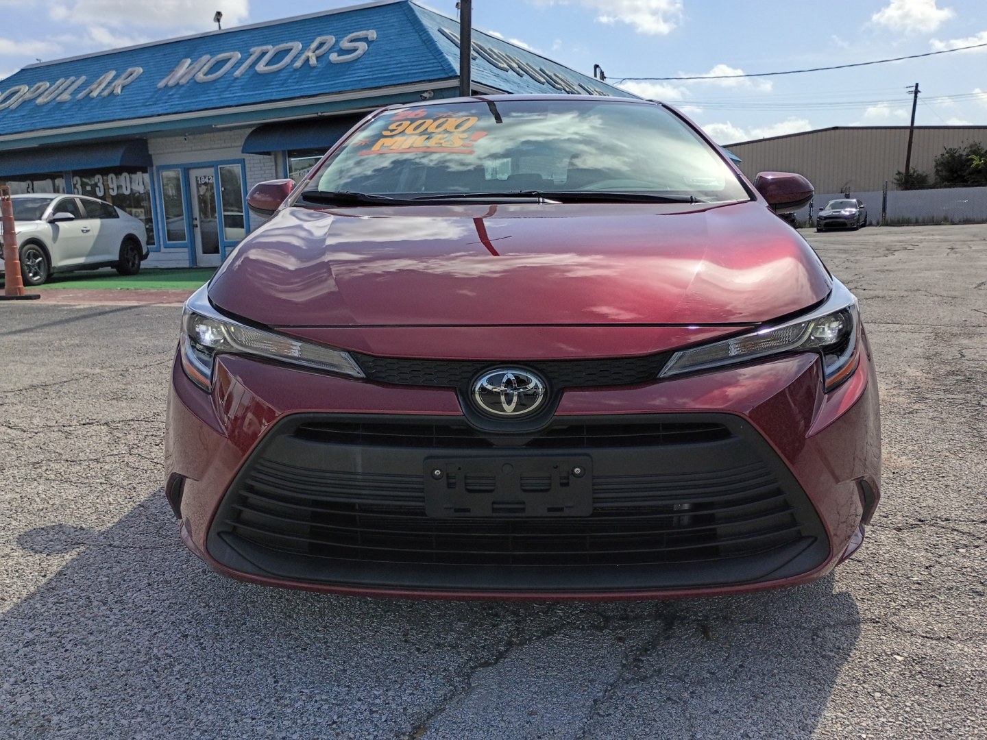 2026 MAROON /Black Toyota Corolla LE (5YFB4MDE7TP) with an 2.0L L4 DOHC 16V engine, CVT transmission, located at 1842 Wirt Road, Houston, TX, 77055, (713) 973-3903, 29.805330, -95.484787- Photo#7