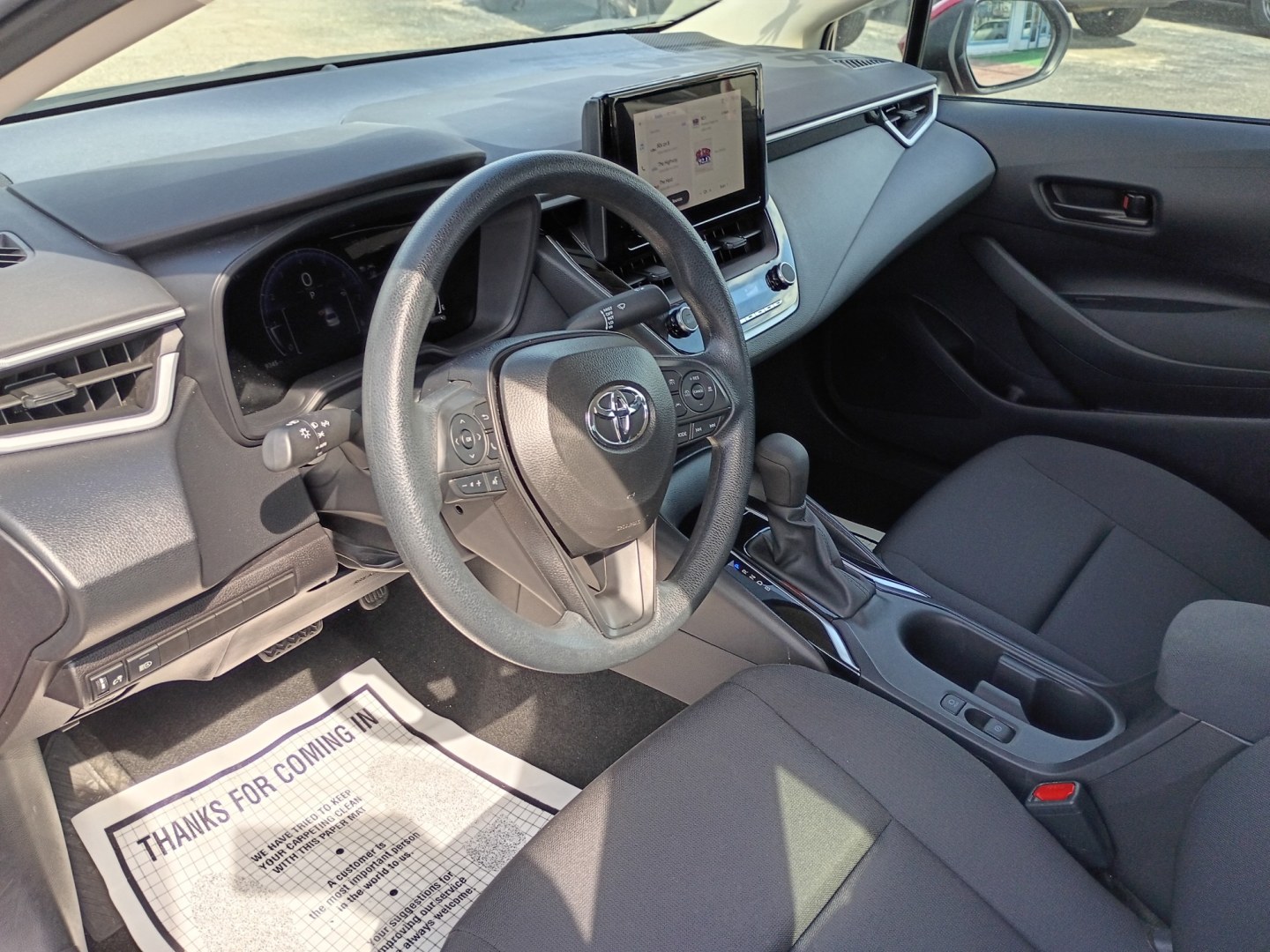 2026 MAROON /Black Toyota Corolla LE (5YFB4MDE7TP) with an 2.0L L4 DOHC 16V engine, CVT transmission, located at 1842 Wirt Road, Houston, TX, 77055, (713) 973-3903, 29.805330, -95.484787- Photo#8