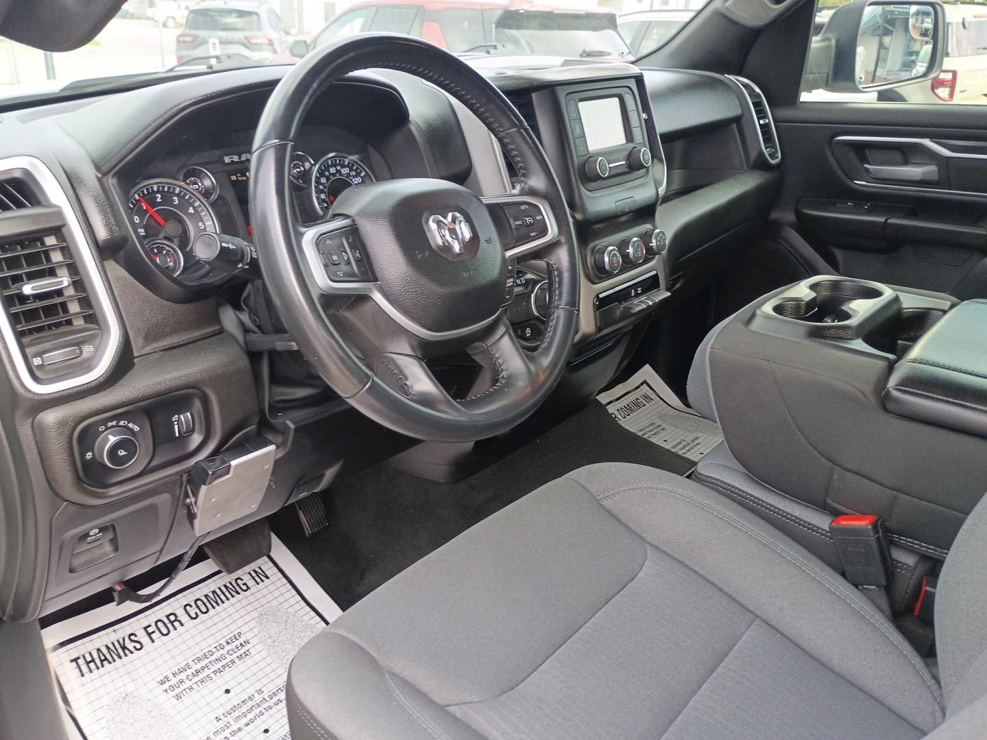 2023 White RAM 1500 Big Horn Quad Cab 2WD (1C6RREBG7PN) with an 3.6L V6 DOHC 24V engine, 8A transmission, located at 1842 Wirt Road, Houston, TX, 77055, (713) 973-3903, 29.805330, -95.484787- Photo#8