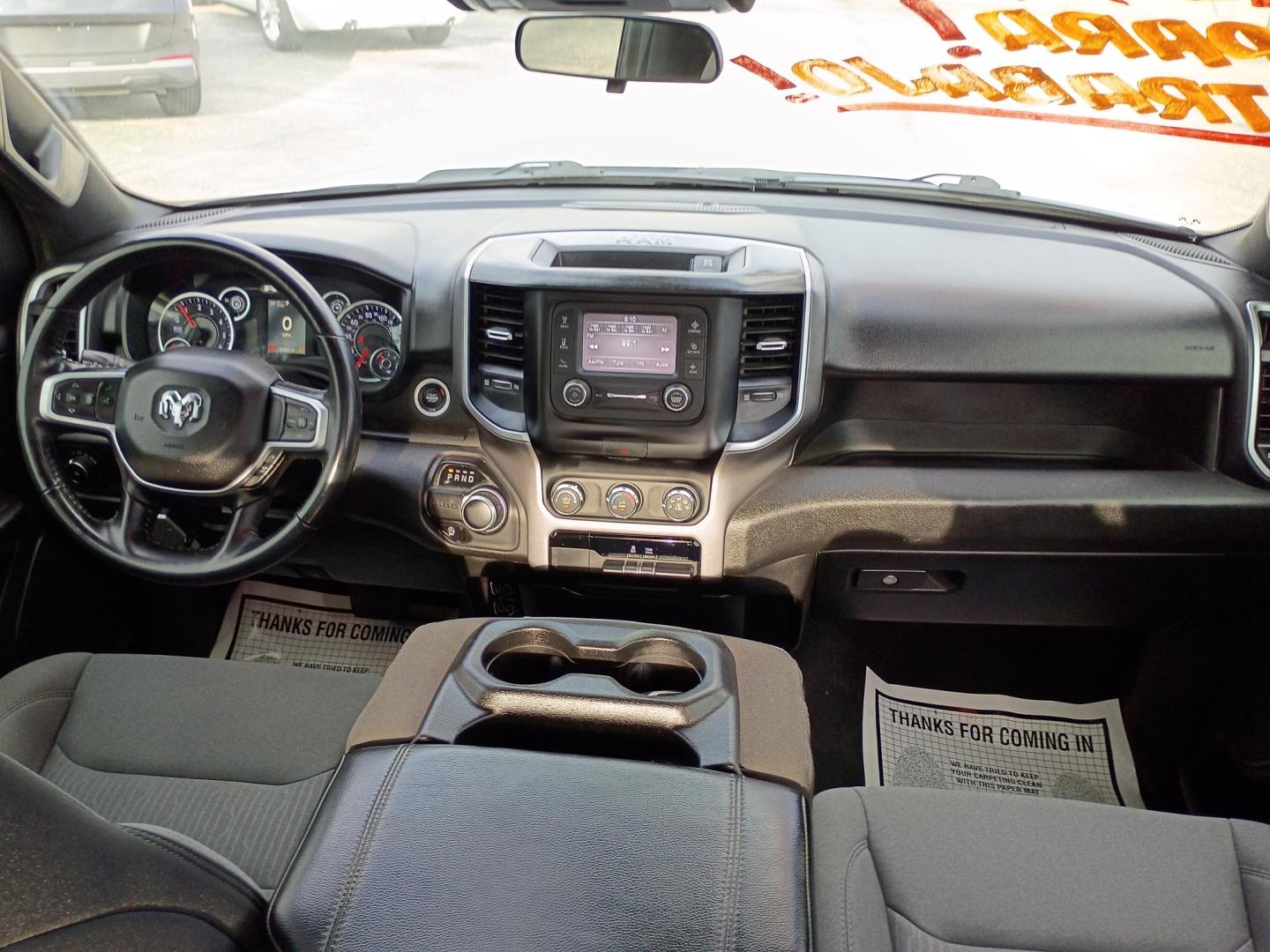 2023 White RAM 1500 Big Horn Quad Cab 2WD (1C6RREBG7PN) with an 3.6L V6 DOHC 24V engine, 8A transmission, located at 1842 Wirt Road, Houston, TX, 77055, (713) 973-3903, 29.805330, -95.484787- Photo#17