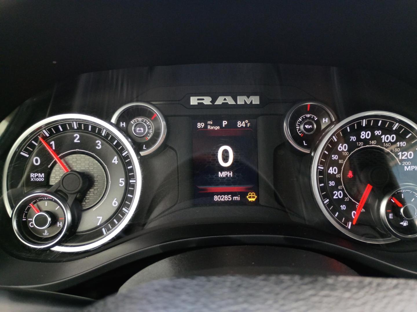2023 White RAM 1500 Big Horn Quad Cab 2WD (1C6RREBG7PN) with an 3.6L V6 DOHC 24V engine, 8A transmission, located at 1842 Wirt Road, Houston, TX, 77055, (713) 973-3903, 29.805330, -95.484787- Photo#19