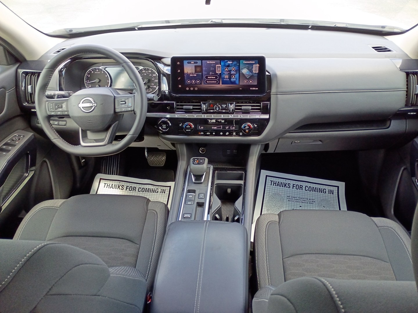 2026 White /Black NISSAN Pathfinder SV (5N1DR3BS8TC) , Automatic transmission, located at 1842 Wirt Road, Houston, TX, 77055, (713) 973-3903, 29.805330, -95.484787- Photo#16