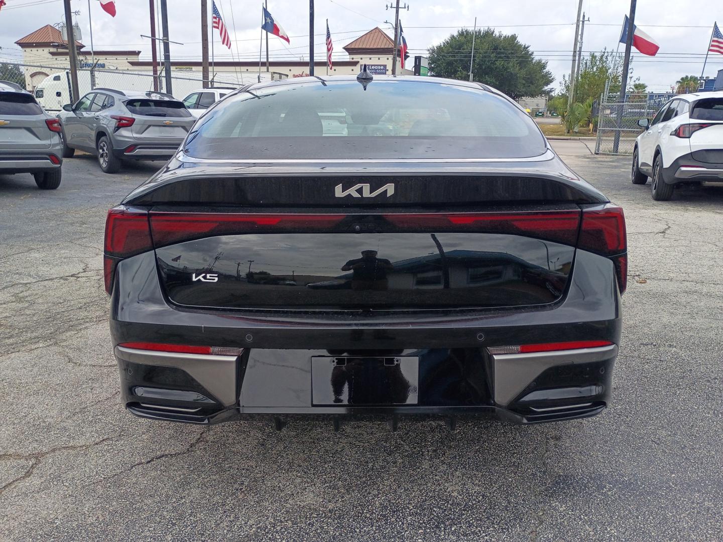 2026 Black /Black KIA K5 LXS (KNAG24J79T5) with an 2.5L L4 DOHC 16V engine, 8A transmission, located at 1842 Wirt Road, Houston, TX, 77055, (713) 973-3903, 29.805330, -95.484787- Photo#3