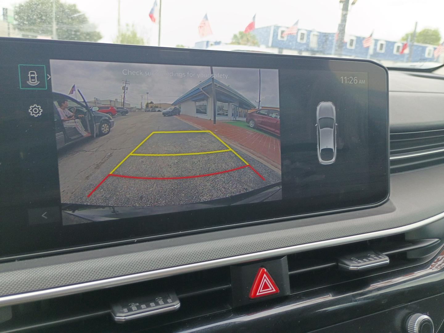 2026 Black /Black KIA K5 LXS (KNAG24J79T5) with an 2.5L L4 DOHC 16V engine, 8A transmission, located at 1842 Wirt Road, Houston, TX, 77055, (713) 973-3903, 29.805330, -95.484787- Photo#20