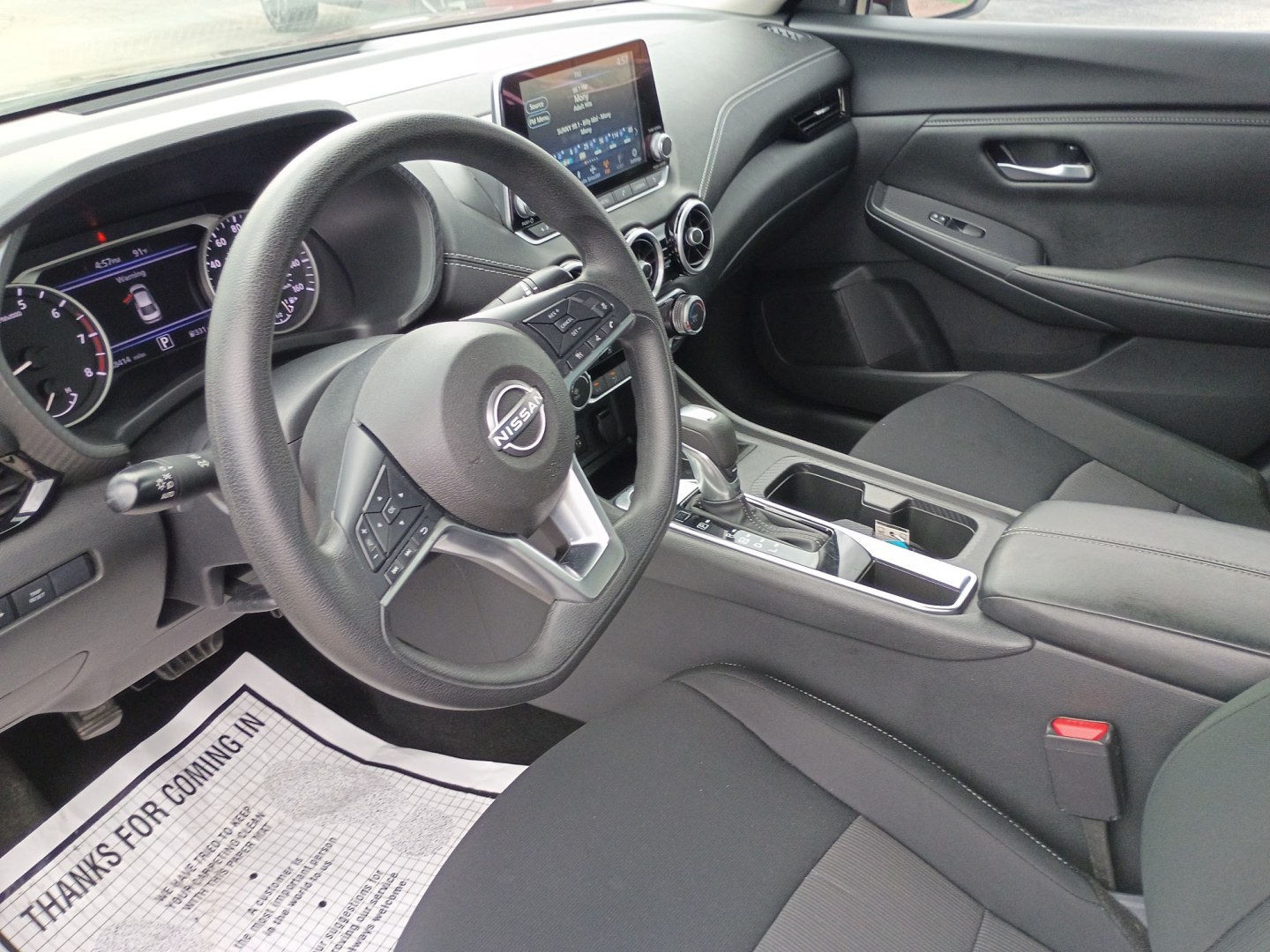 2025 MAROON /Black Nissan Sentra SV (3N1AB8CV4SY) with an 1.8L L4 SFI DOHC 16V engine, CVT transmission, located at 1842 Wirt Road, Houston, TX, 77055, (713) 973-3903, 29.805330, -95.484787- Photo#8