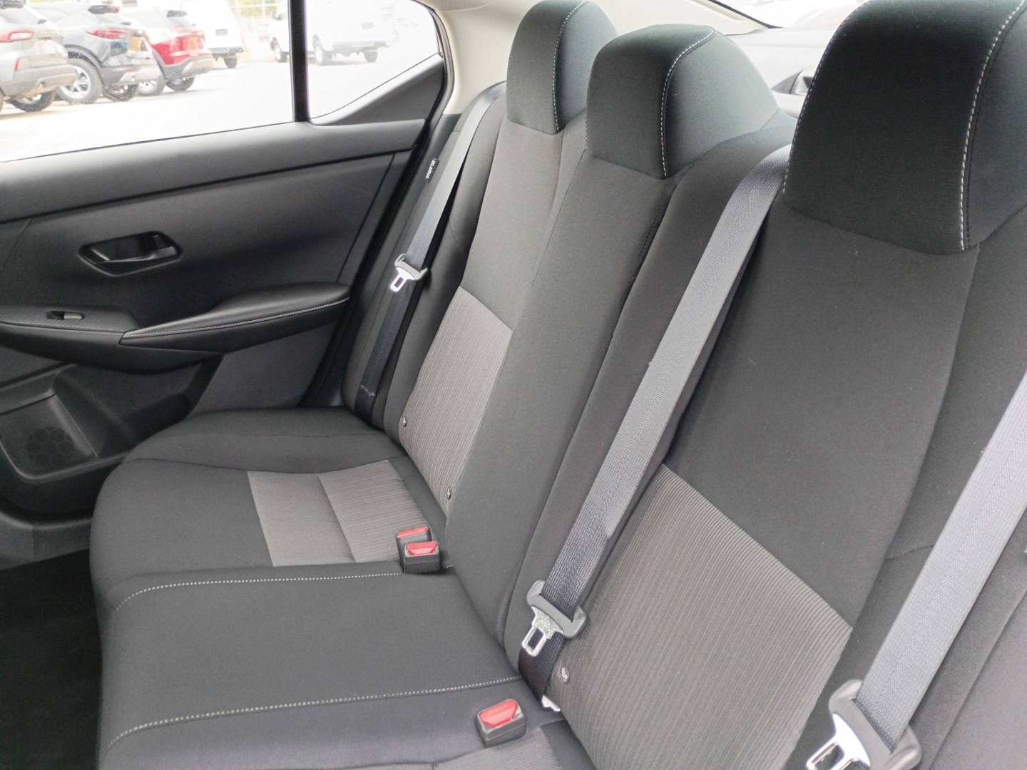 2025 MAROON /Black Nissan Sentra SV (3N1AB8CV4SY) with an 1.8L L4 SFI DOHC 16V engine, CVT transmission, located at 1842 Wirt Road, Houston, TX, 77055, (713) 973-3903, 29.805330, -95.484787- Photo#10