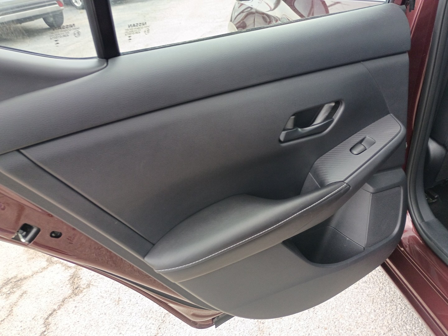 2025 MAROON /Black Nissan Sentra SV (3N1AB8CV4SY) with an 1.8L L4 SFI DOHC 16V engine, CVT transmission, located at 1842 Wirt Road, Houston, TX, 77055, (713) 973-3903, 29.805330, -95.484787- Photo#11