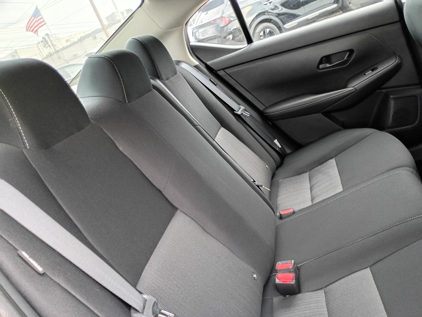 2025 MAROON /Black Nissan Sentra SV (3N1AB8CV4SY) with an 1.8L L4 SFI DOHC 16V engine, CVT transmission, located at 1842 Wirt Road, Houston, TX, 77055, (713) 973-3903, 29.805330, -95.484787- Photo#14