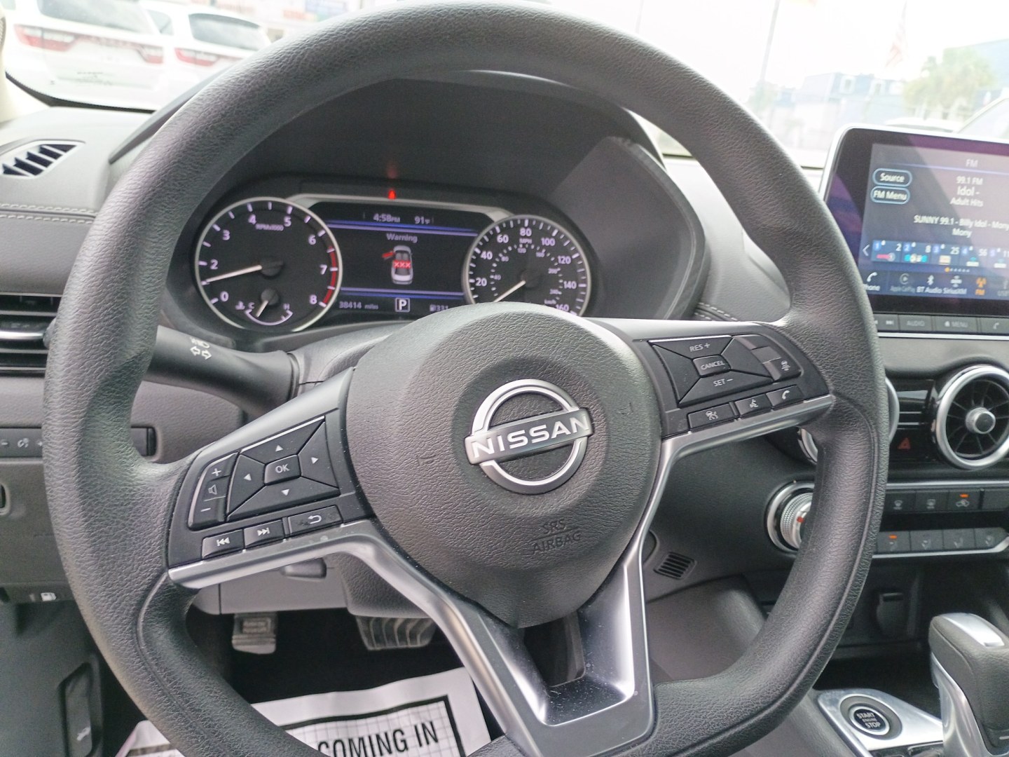 2025 MAROON /Black Nissan Sentra SV (3N1AB8CV4SY) with an 1.8L L4 SFI DOHC 16V engine, CVT transmission, located at 1842 Wirt Road, Houston, TX, 77055, (713) 973-3903, 29.805330, -95.484787- Photo#17