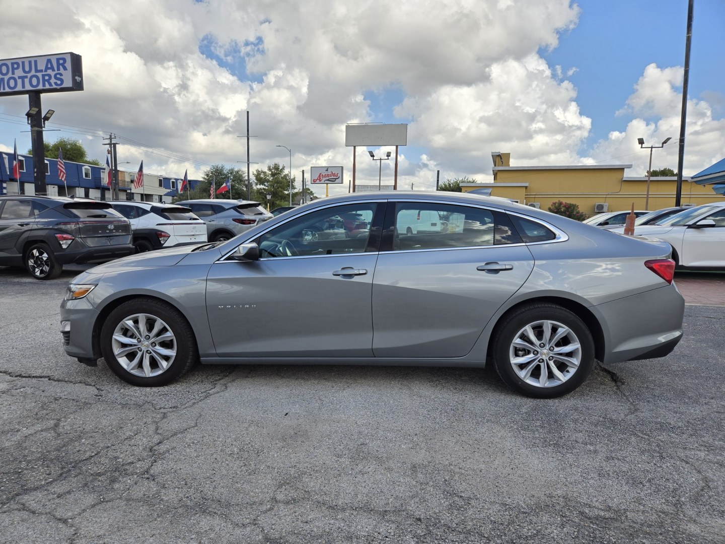 2025 Gray /Black Chevrolet Malibu 1LT (1G1ZD5ST7SF) with an 1.5L L4 DOHC 16V engine, 6A transmission, located at 1842 Wirt Road, Houston, TX, 77055, (713) 973-3903, 29.805330, -95.484787- Photo#1