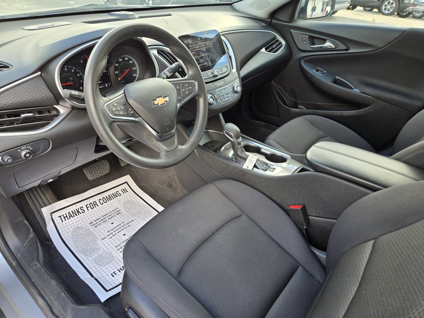 2025 Gray /Black Chevrolet Malibu 1LT (1G1ZD5ST7SF) with an 1.5L L4 DOHC 16V engine, 6A transmission, located at 1842 Wirt Road, Houston, TX, 77055, (713) 973-3903, 29.805330, -95.484787- Photo#8